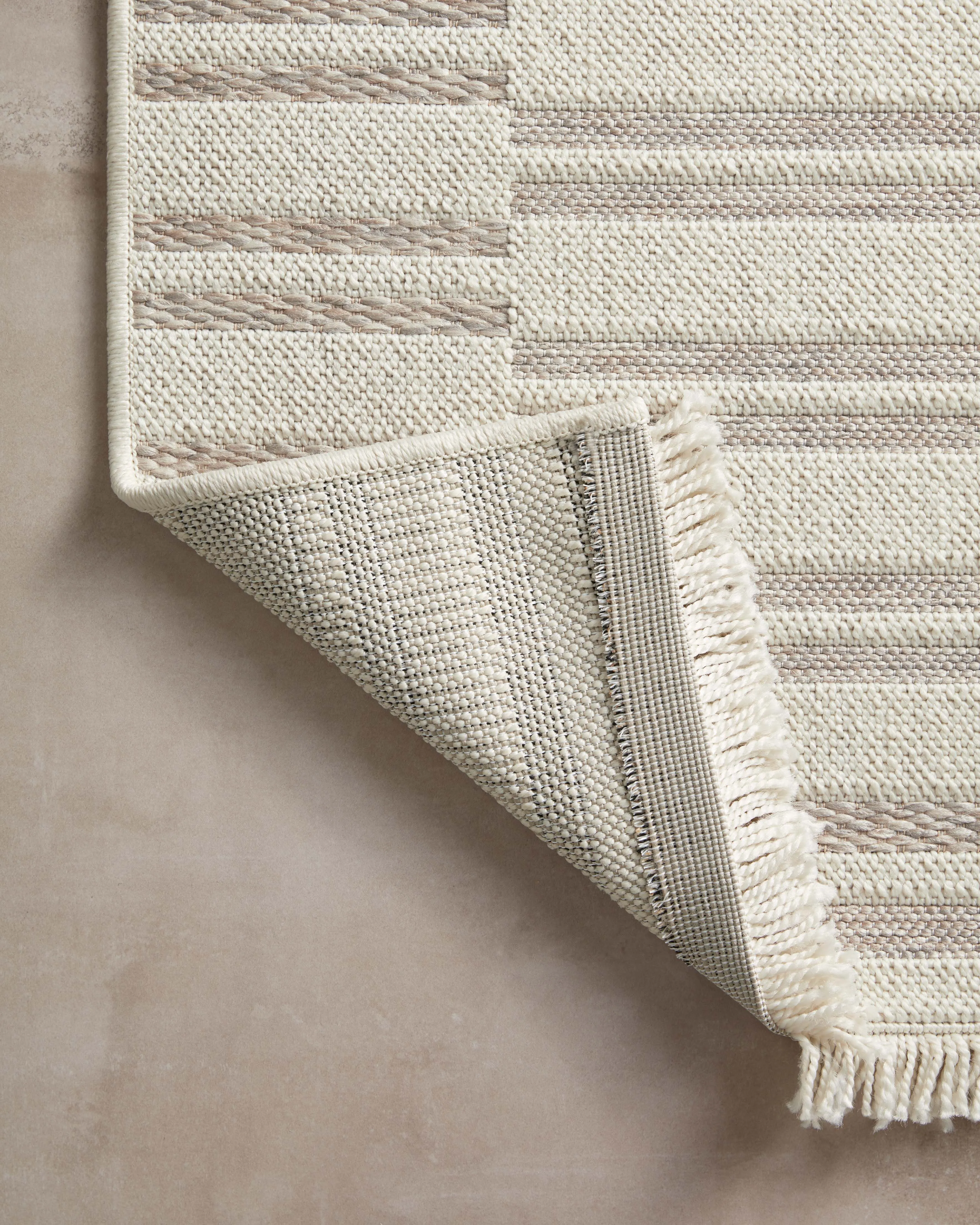 Amber Lewis x Loloi Malibu Ivory / Dove Rug No. 03