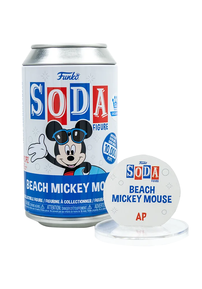 Artist Proof Funko Soda Beach Mickey Mouse