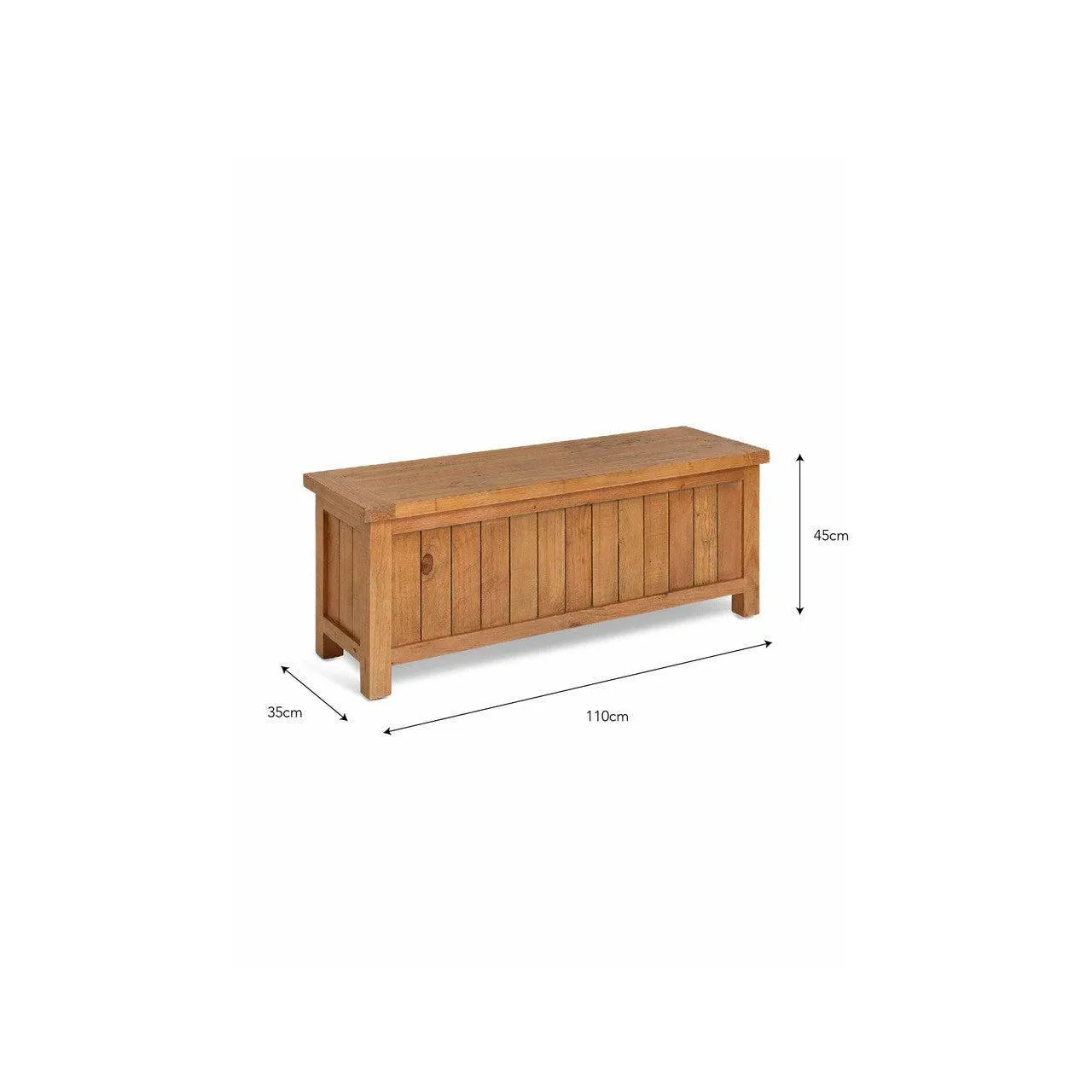 Ashwell Storage Bench Box | Natural