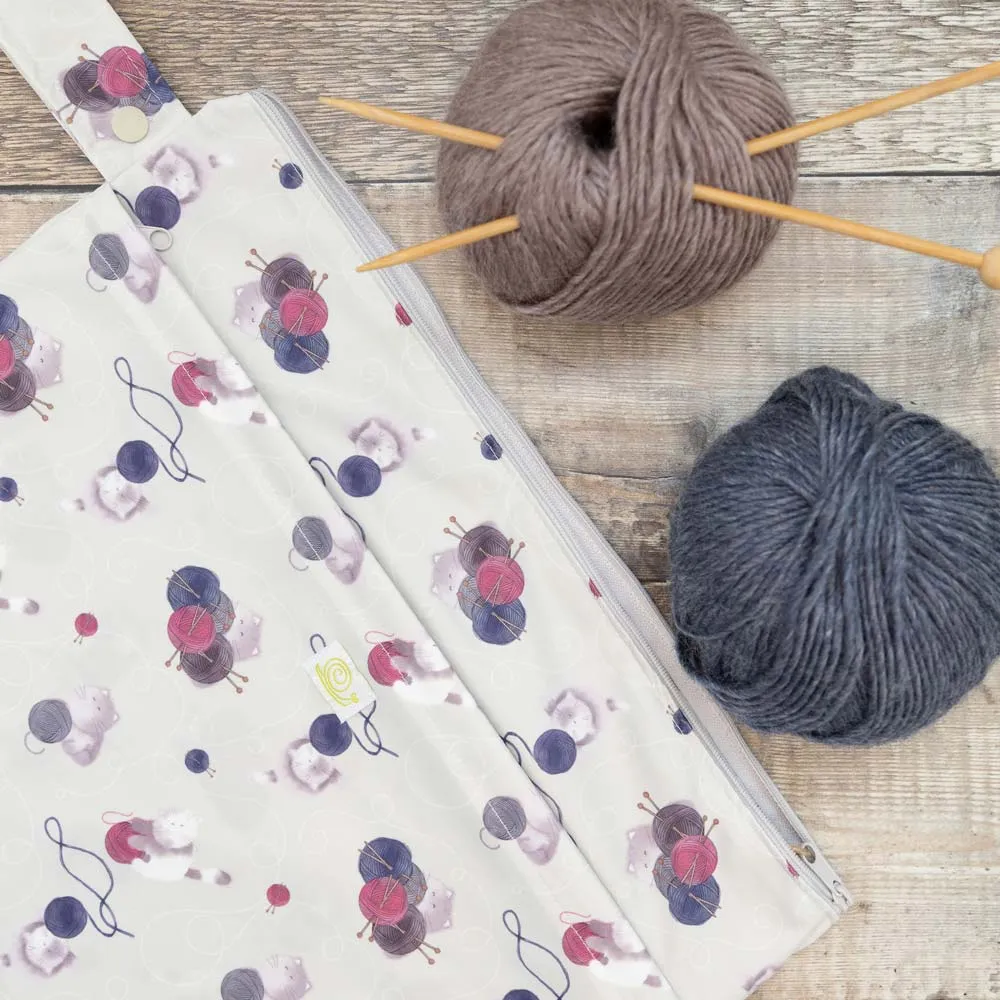 Baba   Boo Large Nappy Bag - Knitting