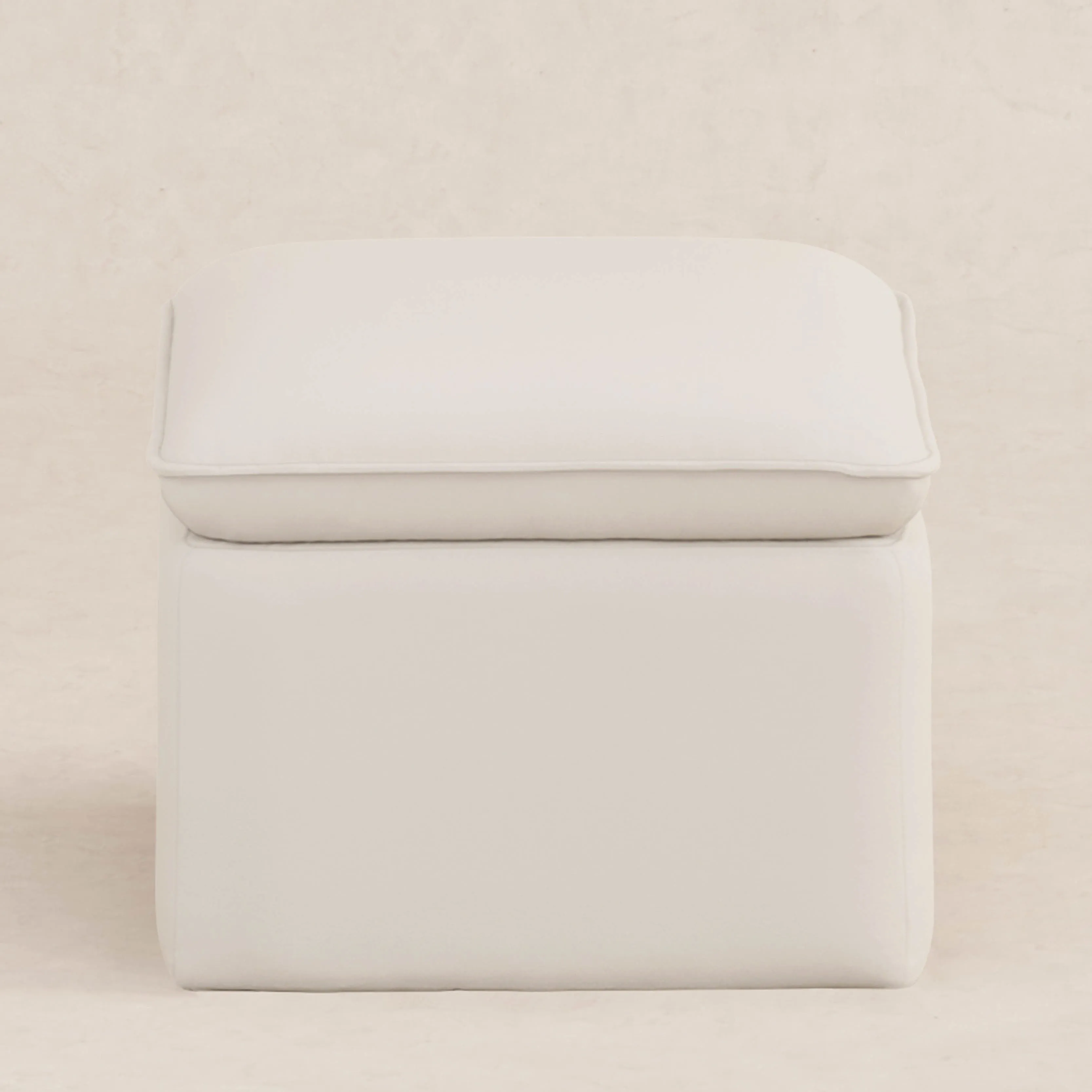 Babyletto Cali Storage Ottoman in Eco-Performance Fabric | Water Repellent & Stain Resistant