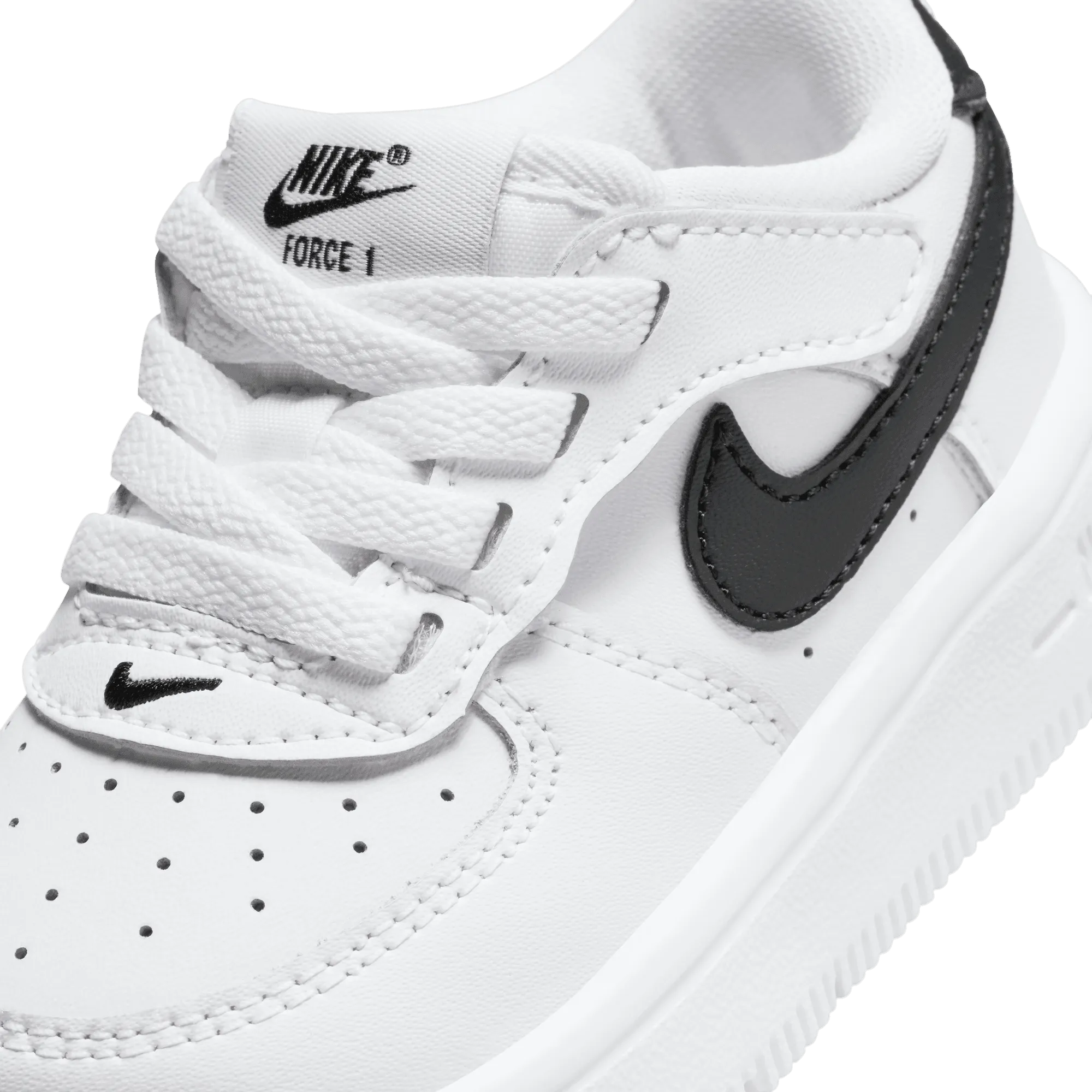 Baby/Toddler Nike Force 1 Low EasyOn  "White Black"
