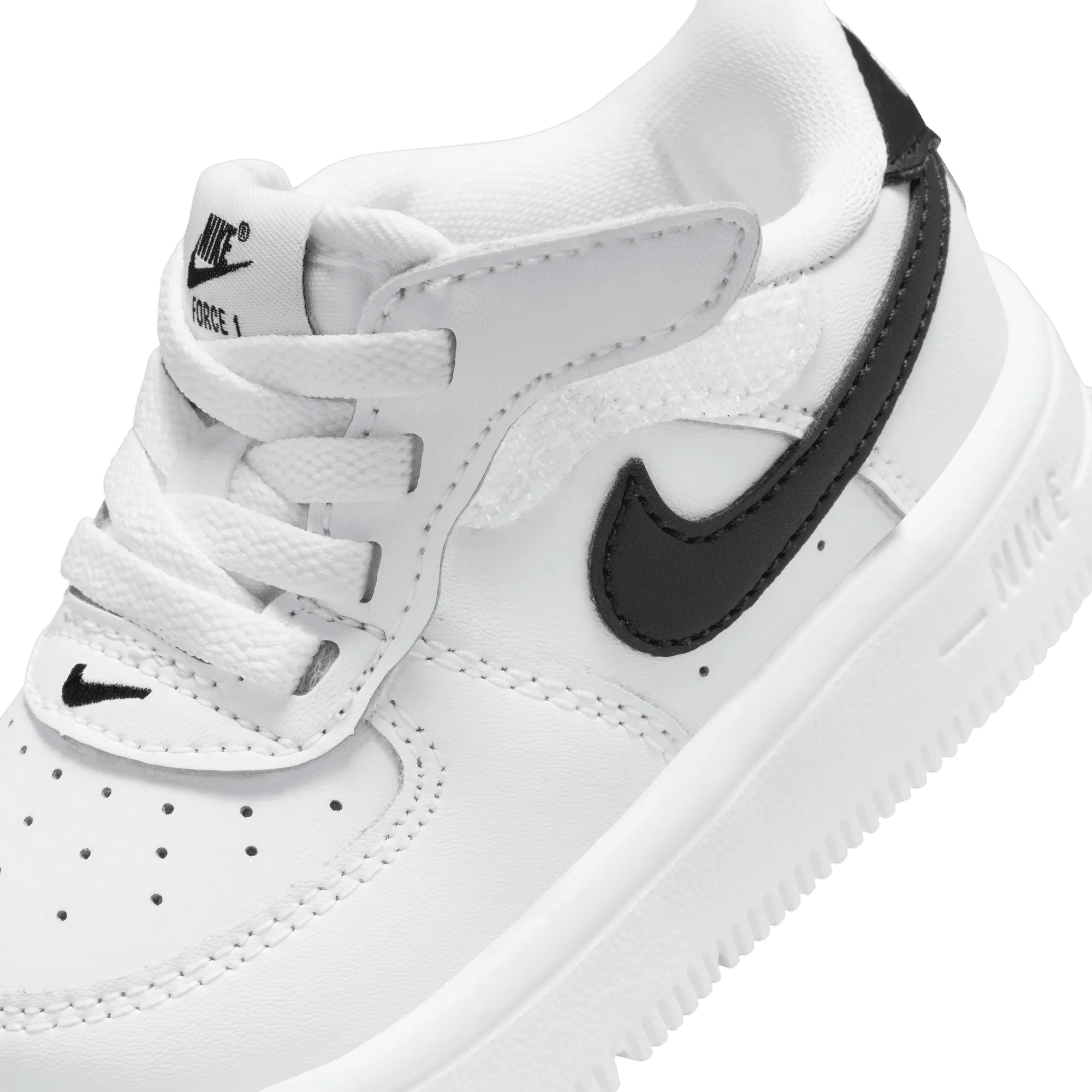 Baby/Toddler Nike Force 1 Low EasyOn  "White Black"