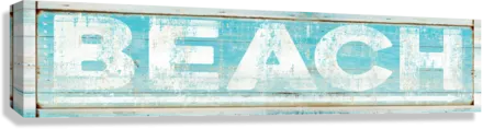 Beach Arrow Sign Teal Blue