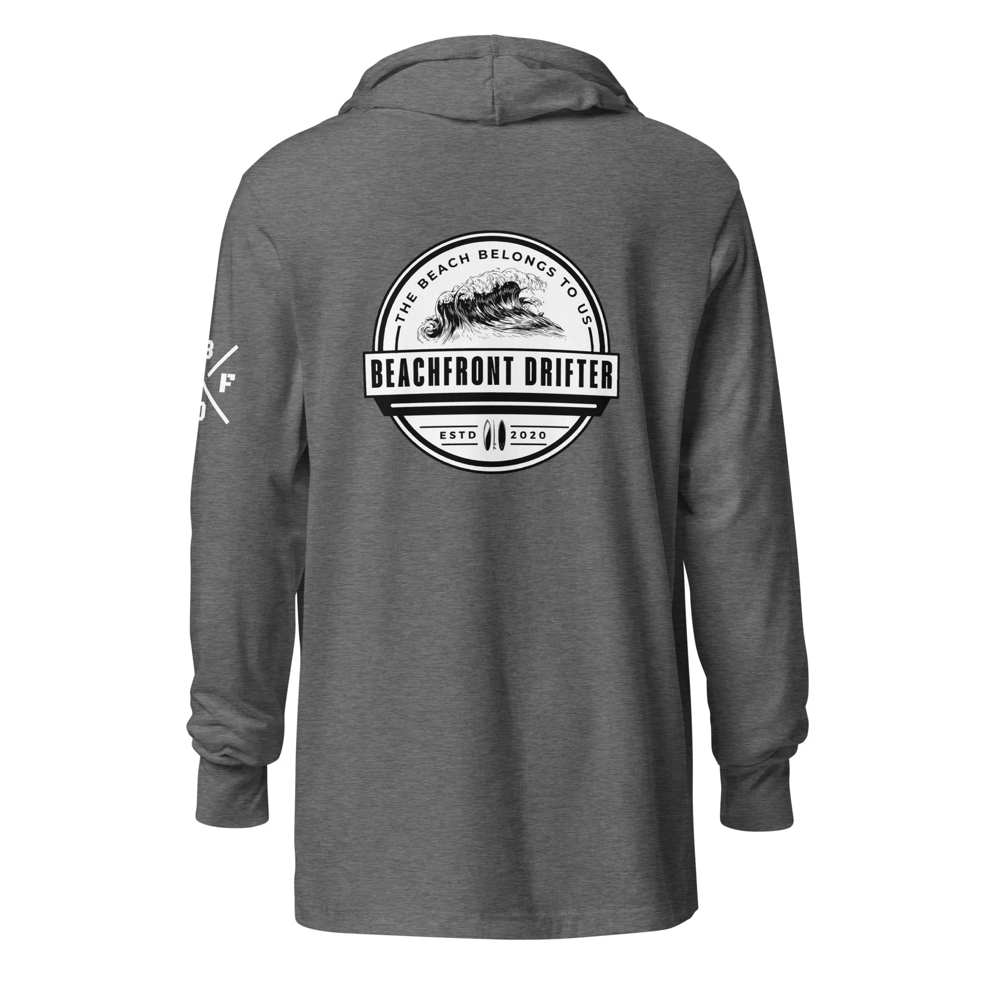 Beach Belongs Hooded Long-Sleeve Tee