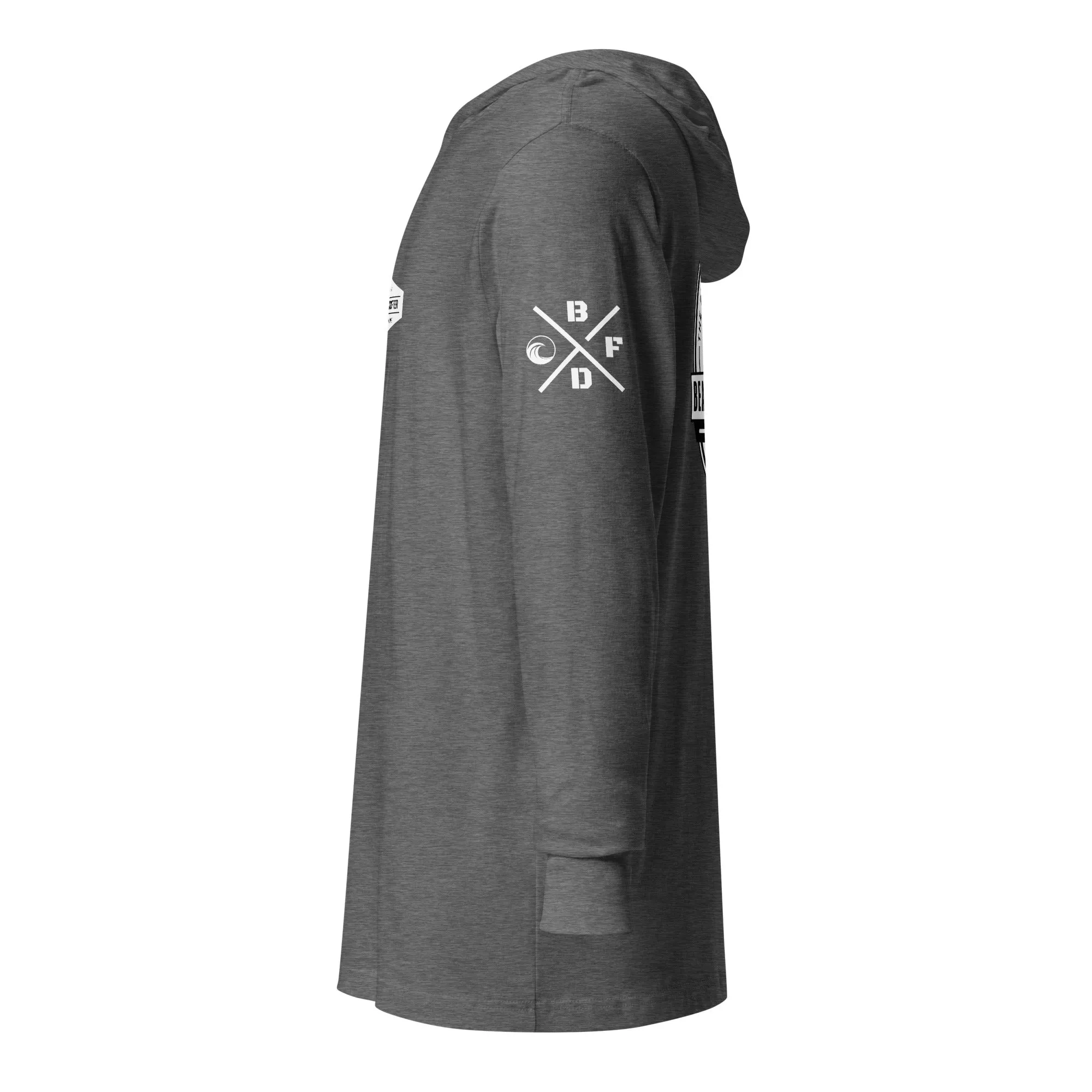 Beach Belongs Hooded Long-Sleeve Tee