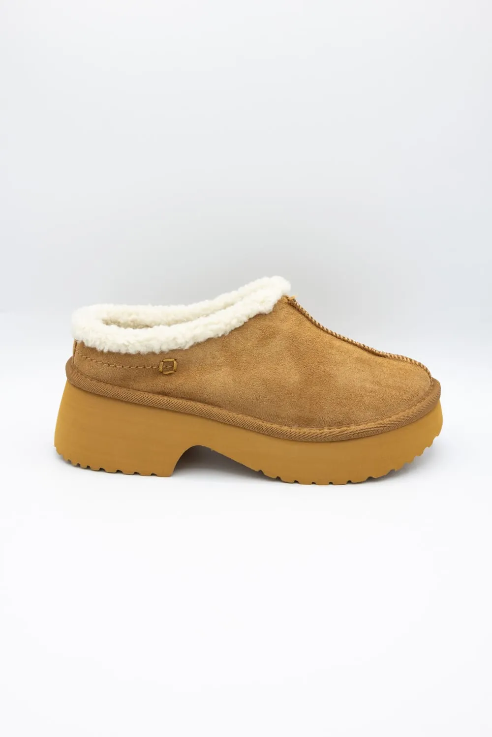 Beach by Matisse Anton Lug Mule Slippers for Women in Chestnut | ANTON-CHESNUT