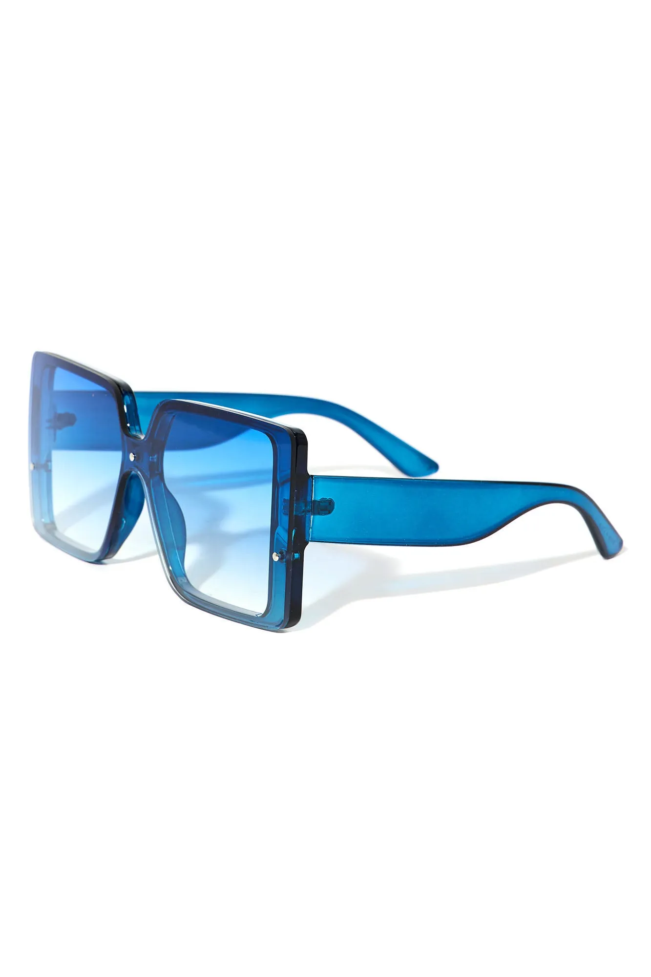 Beach Club Vibes Sunglasses - Blue