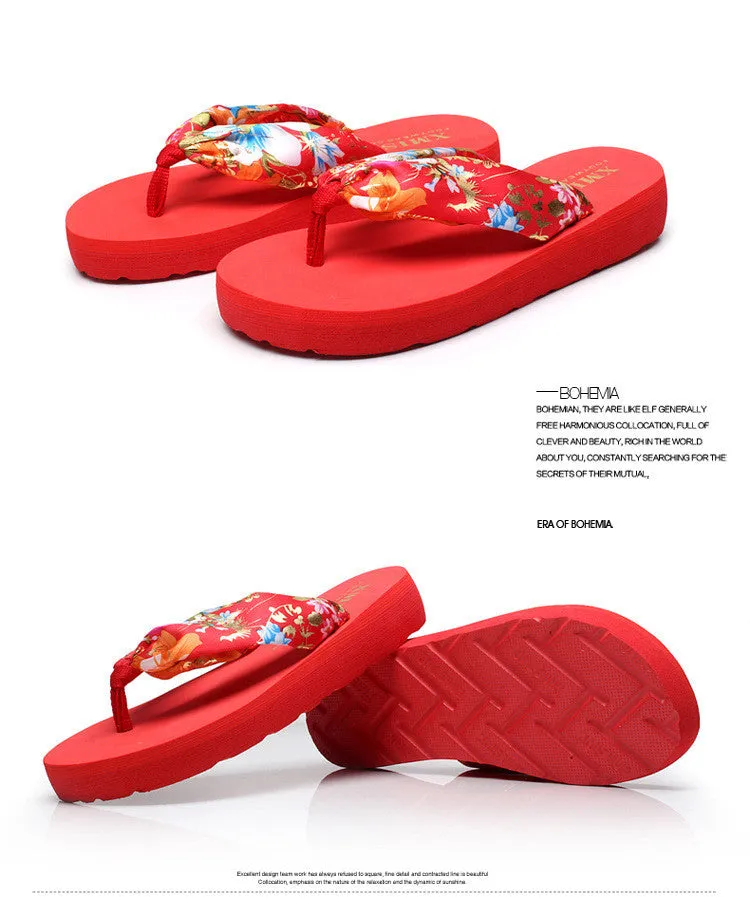 Beach female sandals and slippers - Women's shoes
