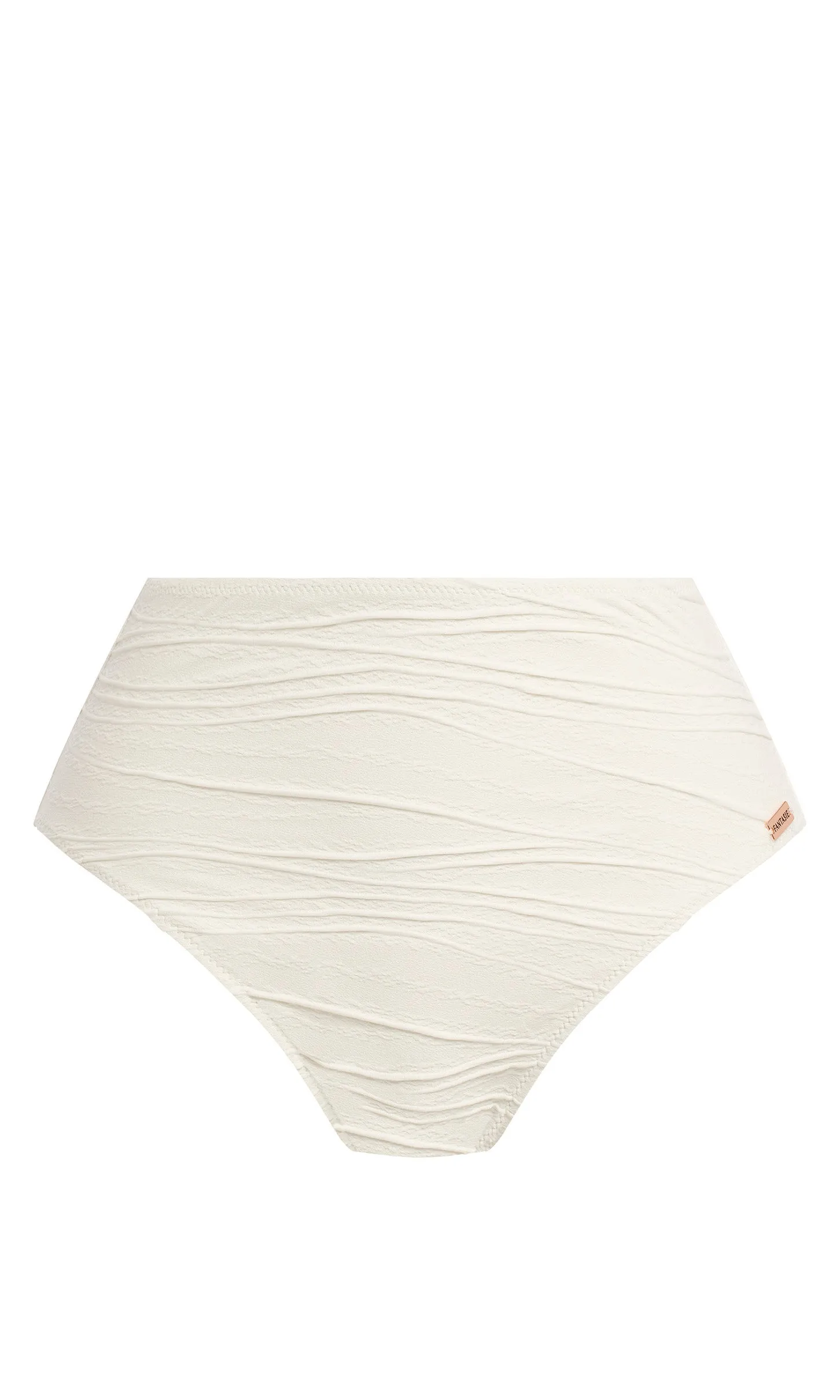 Beach Waves Linen High Waist Bikini Brief, Special Order S - 2XL