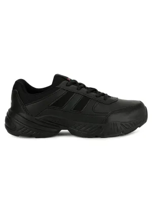 BINGO-151S Black Men's School Shoes