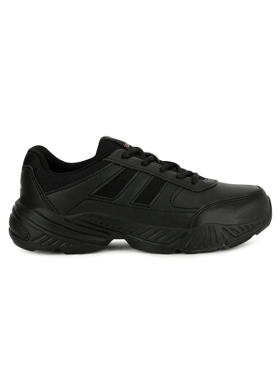 BINGO-151S Black Men's School Shoes