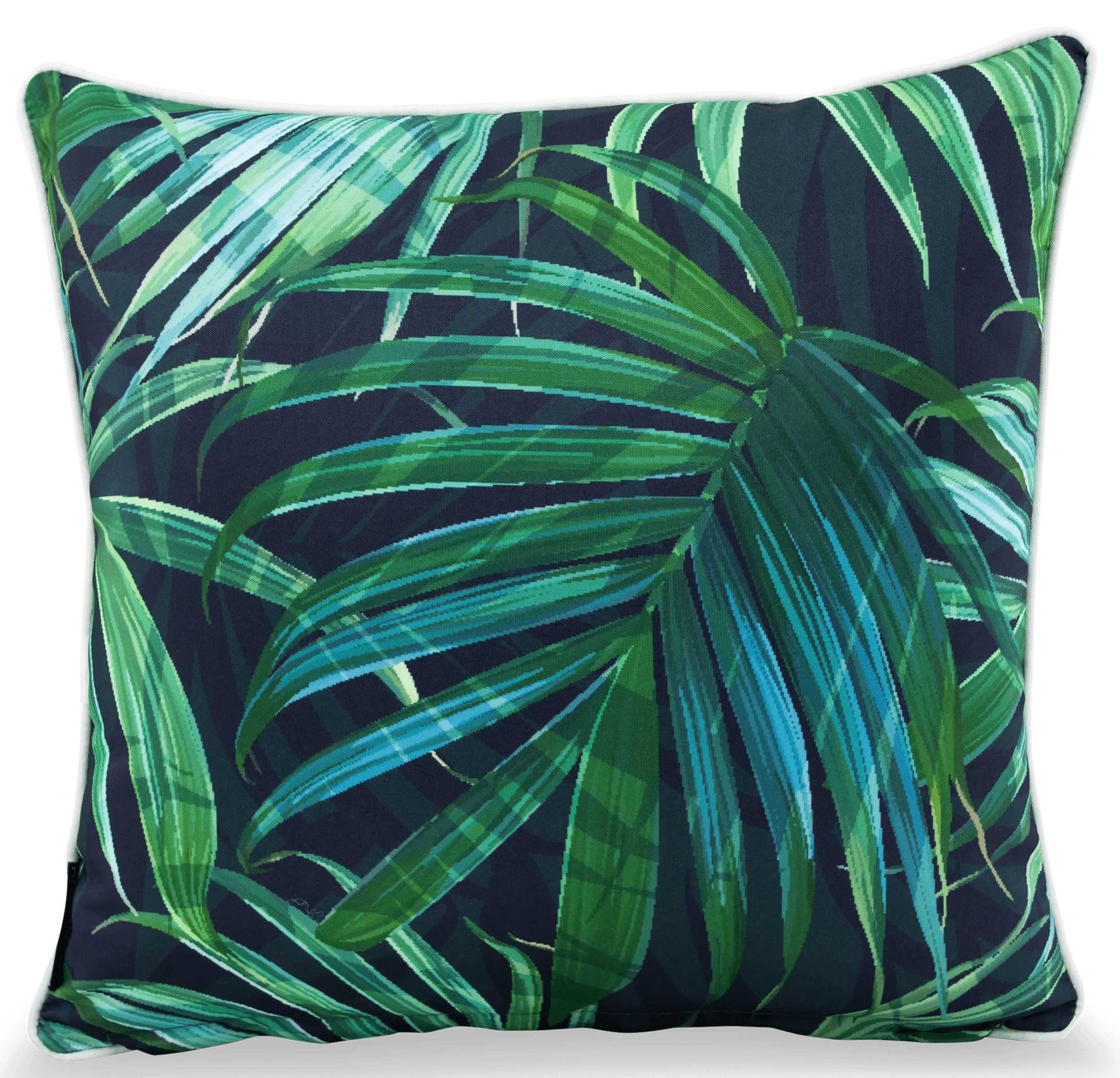 Bondi Night Garden - 45 x 45 cm Piped Cushion