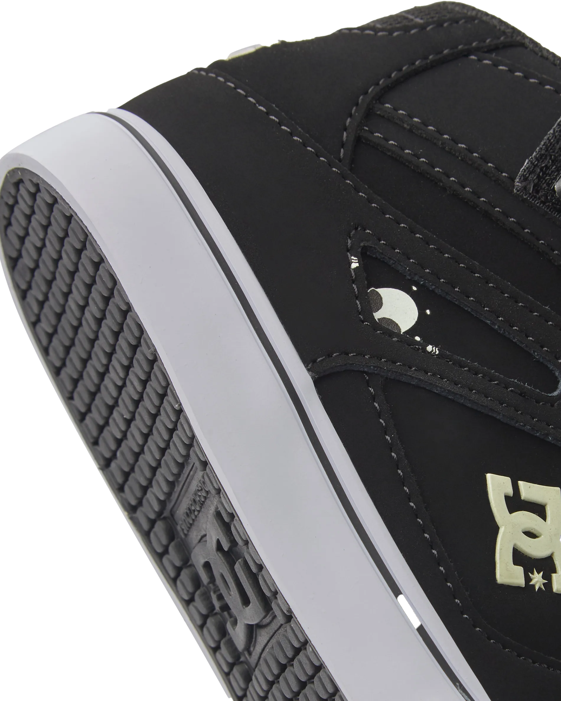 Boys Pure High-Top Shoes in Black & Glow