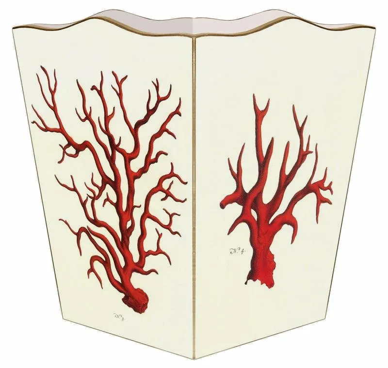 Branching Coral Decoupage Bath Sets