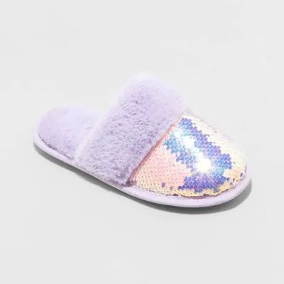 CAT & JACK -  Zoie Flip Sequin Slide Slippers