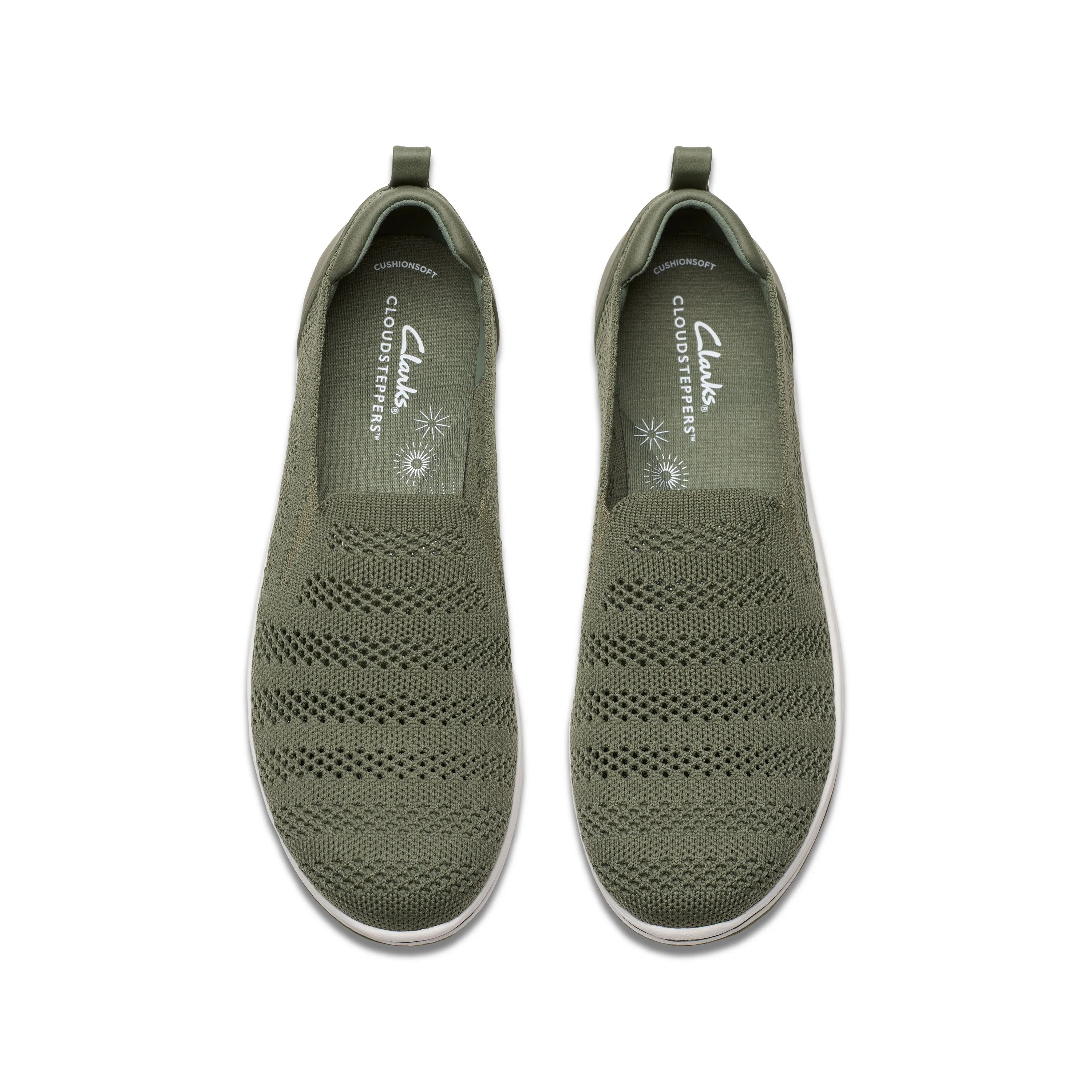 Clarks Women's Breezey Izzy Open Air Shoe - Olive