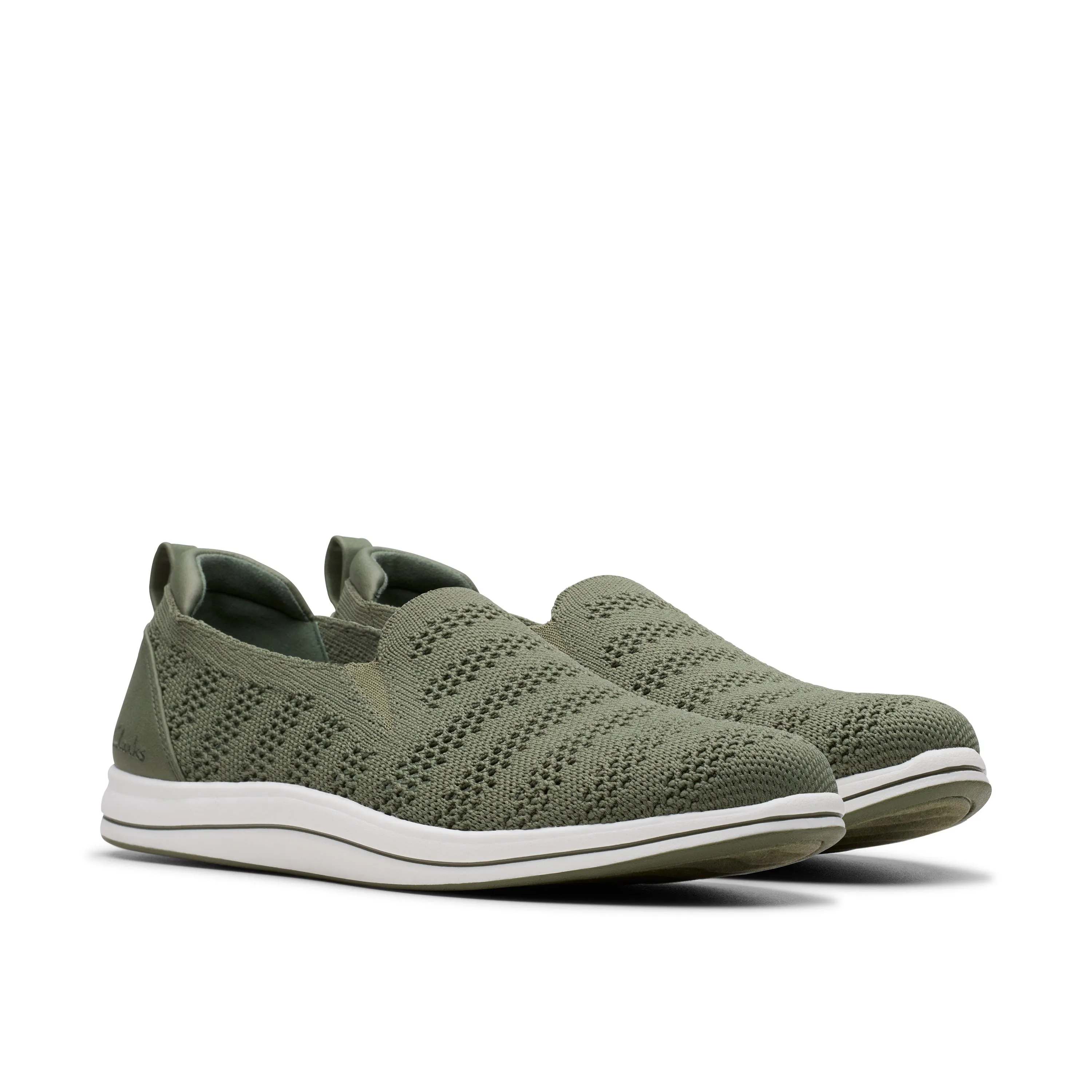Clarks Women's Breezey Izzy Open Air Shoe - Olive