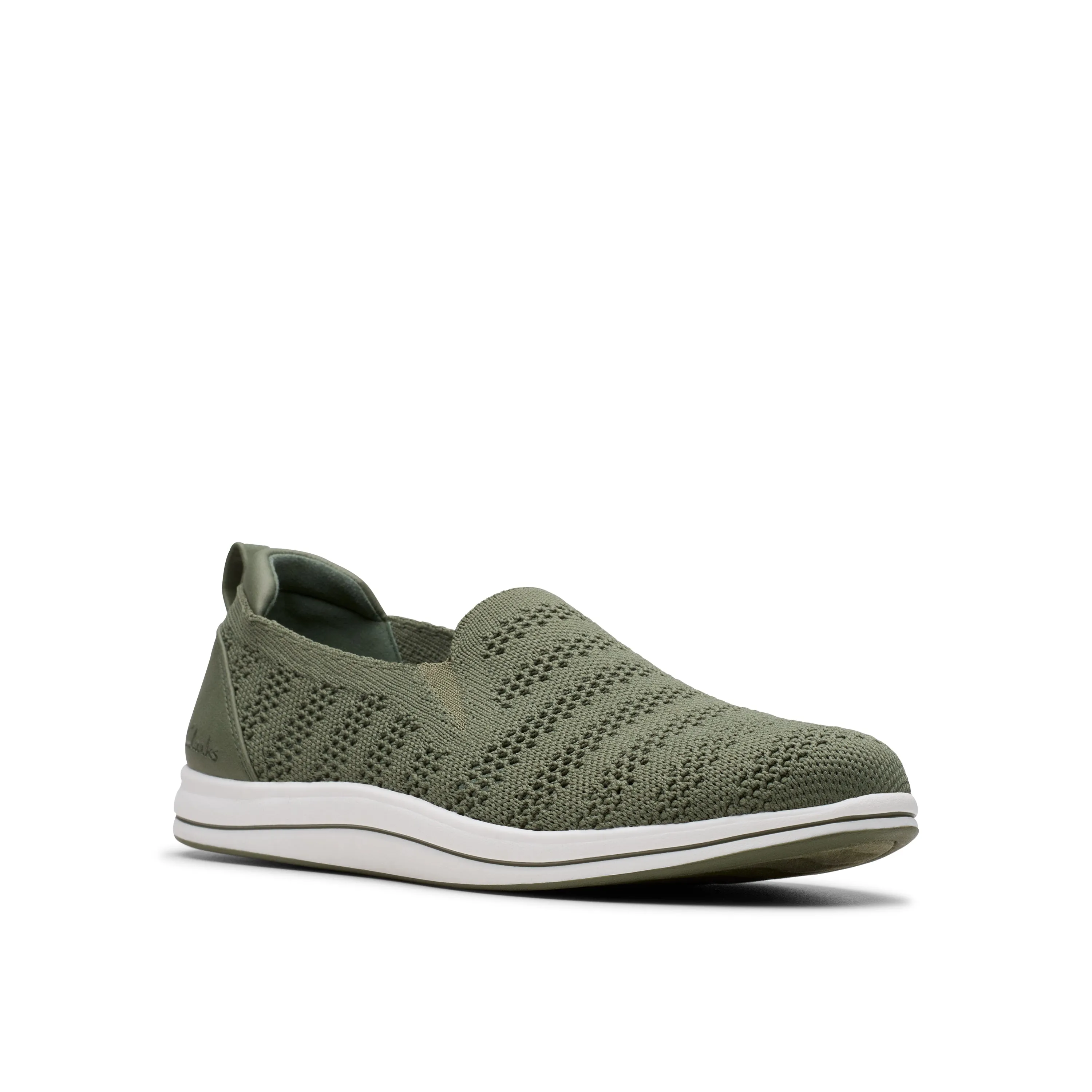 Clarks Women's Breezey Izzy Open Air Shoe - Olive