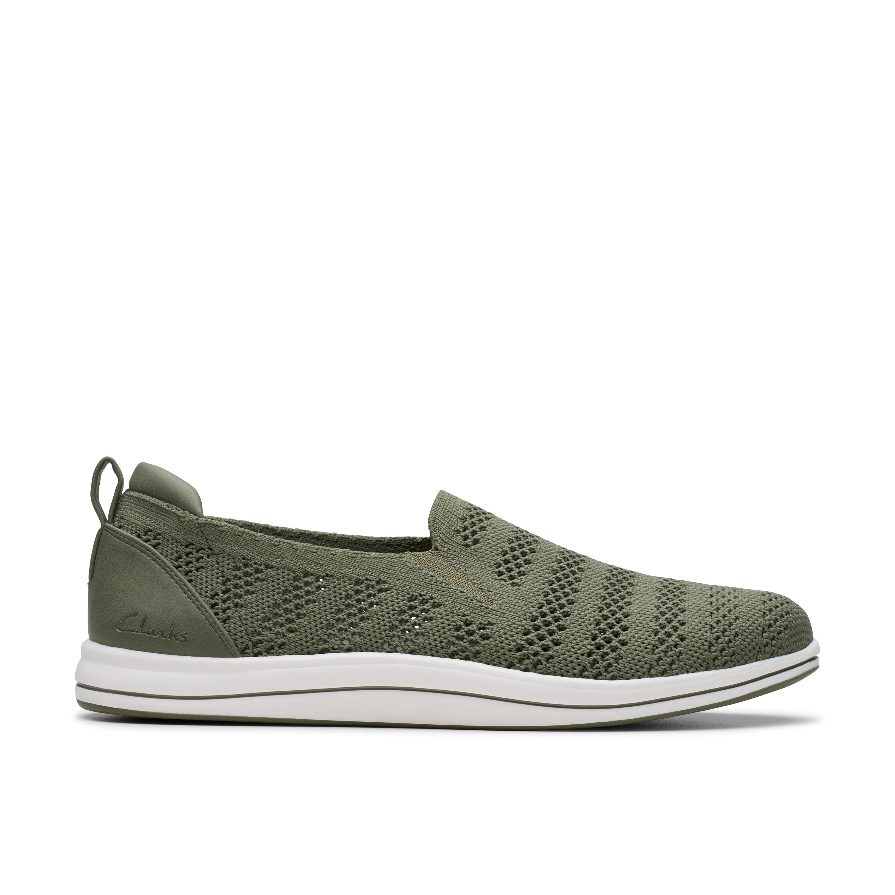 Clarks Women's Breezey Izzy Open Air Shoe - Olive