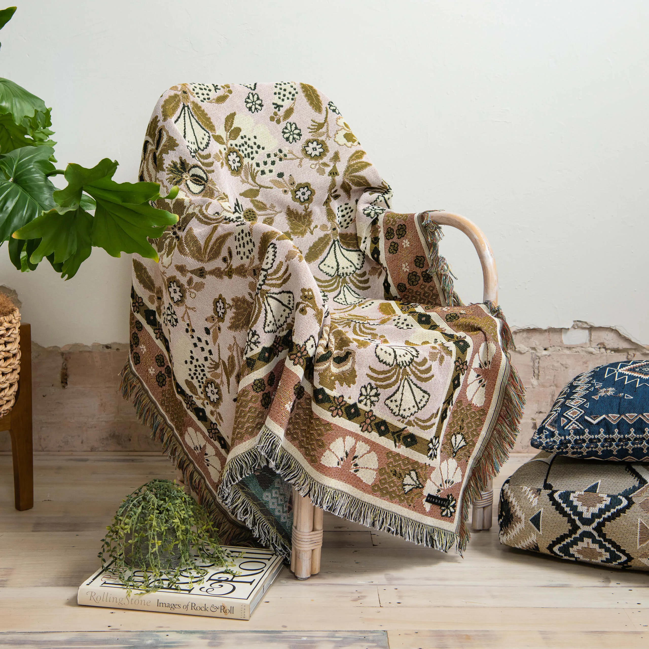 'Eleanor Rigby' Woven Picnic Rug / Throw