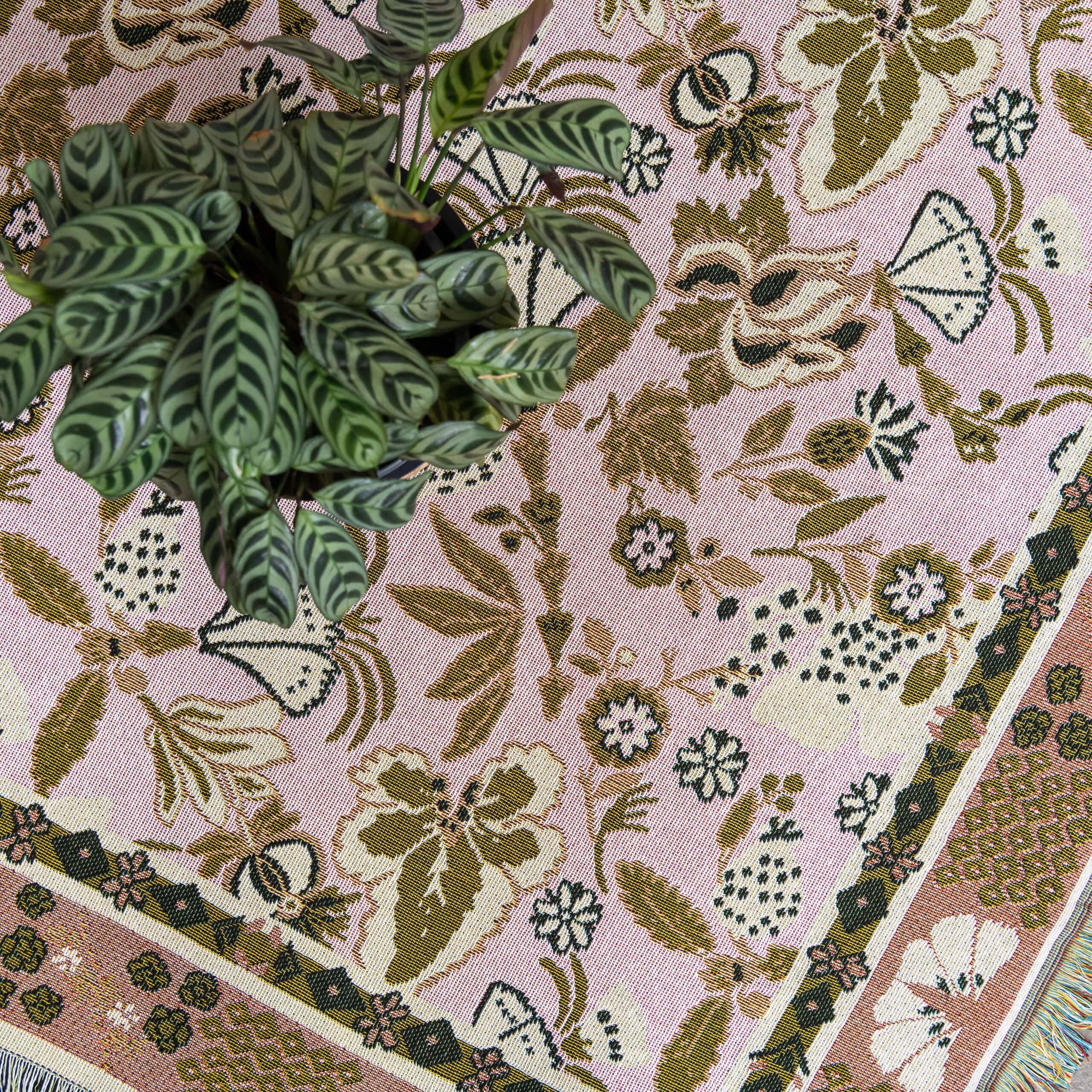 'Eleanor Rigby' Woven Picnic Rug / Throw