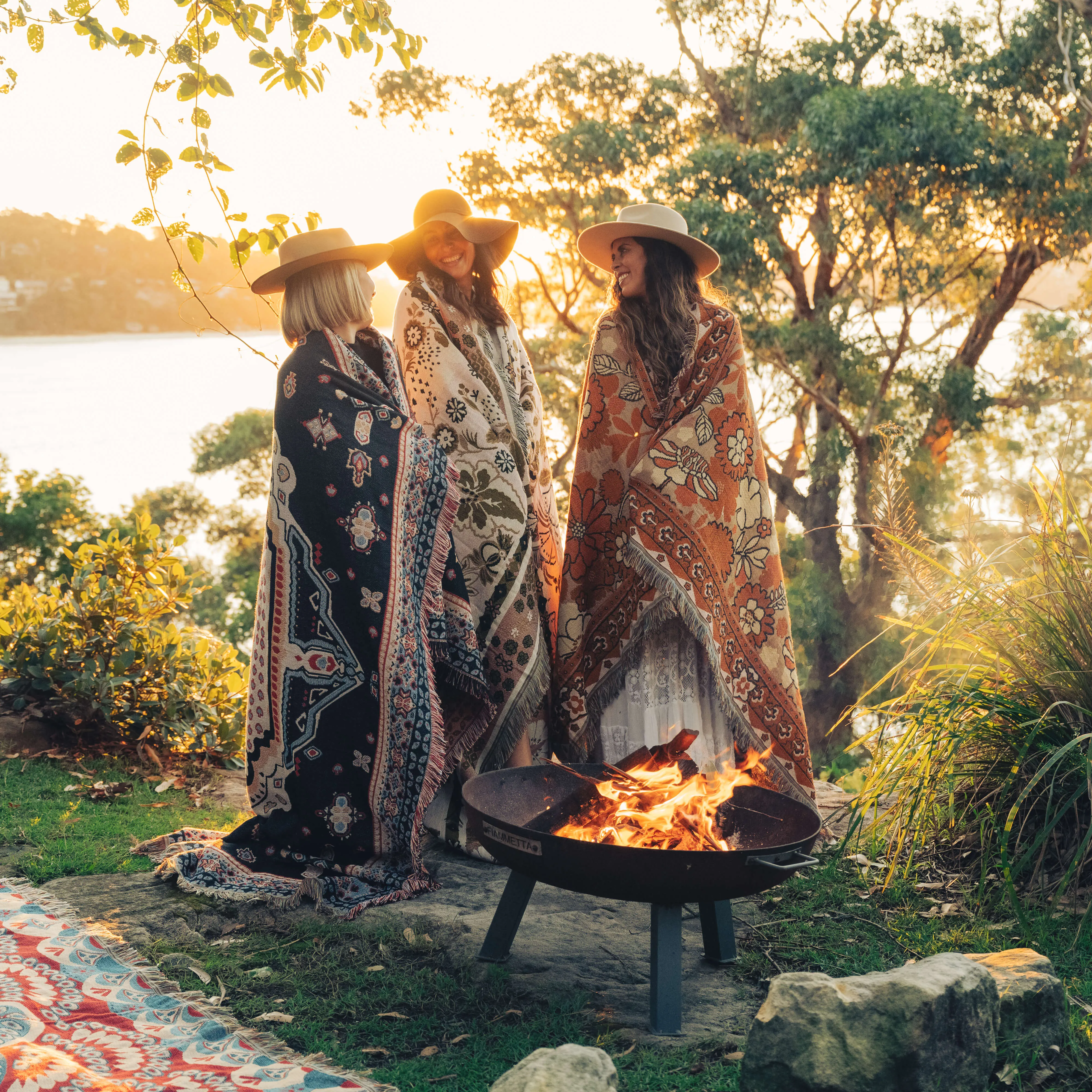 'Eleanor Rigby' Woven Picnic Rug / Throw