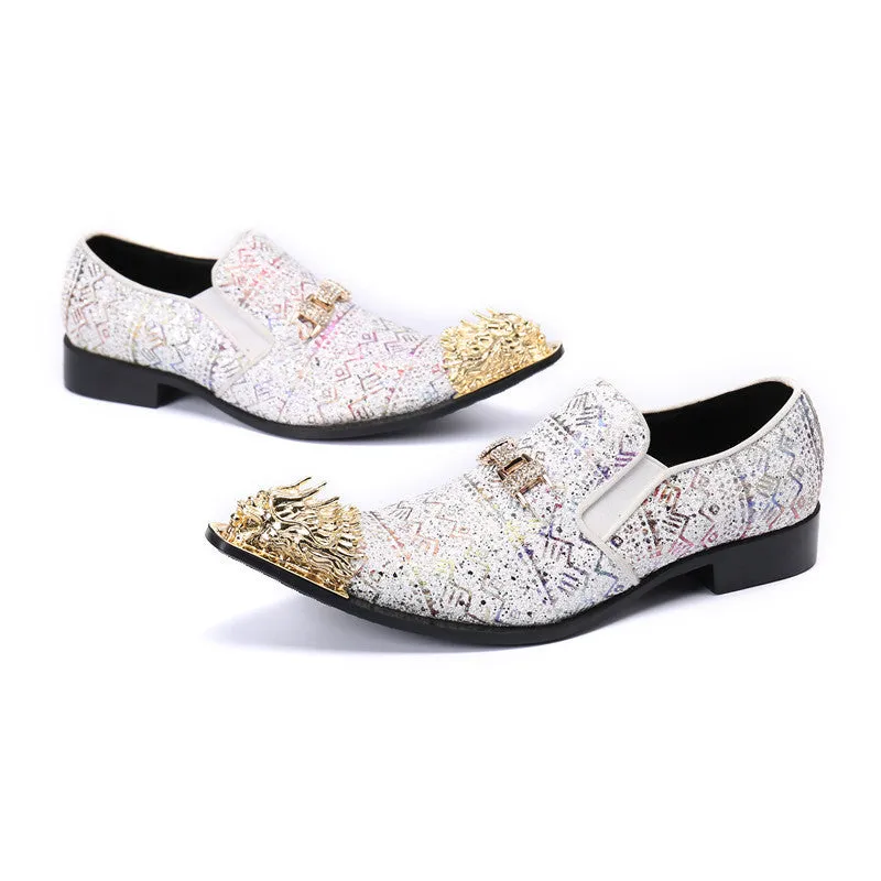 Europe Station Men's Shoes 2023 Spring and Autumn New Trendy Brand Full Diamond Casual Shoes Men's Inner Heightened Board Shoes Platform Booties
