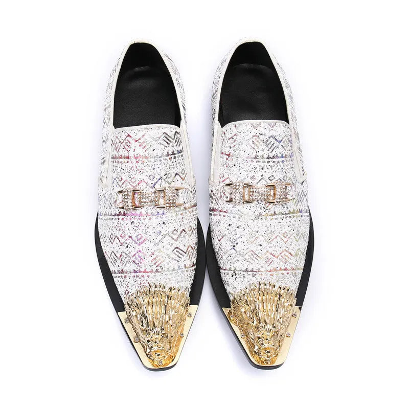 Europe Station Men's Shoes 2023 Spring and Autumn New Trendy Brand Full Diamond Casual Shoes Men's Inner Heightened Board Shoes Platform Booties