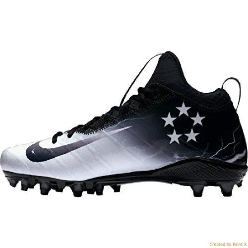 Field General 3 Elite Td Football Cleats 13 WhiteBlack