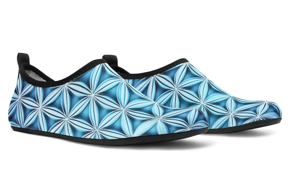 Flower Life Igloo Blue Barefoot Shoes