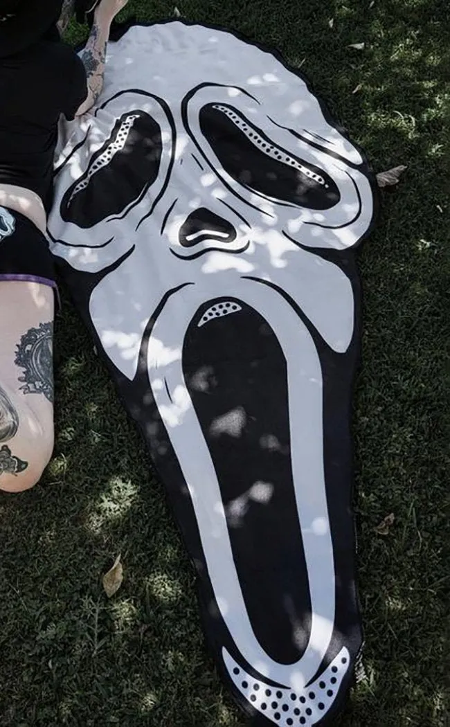 Ghostface Scream | Shaped Beach Towel