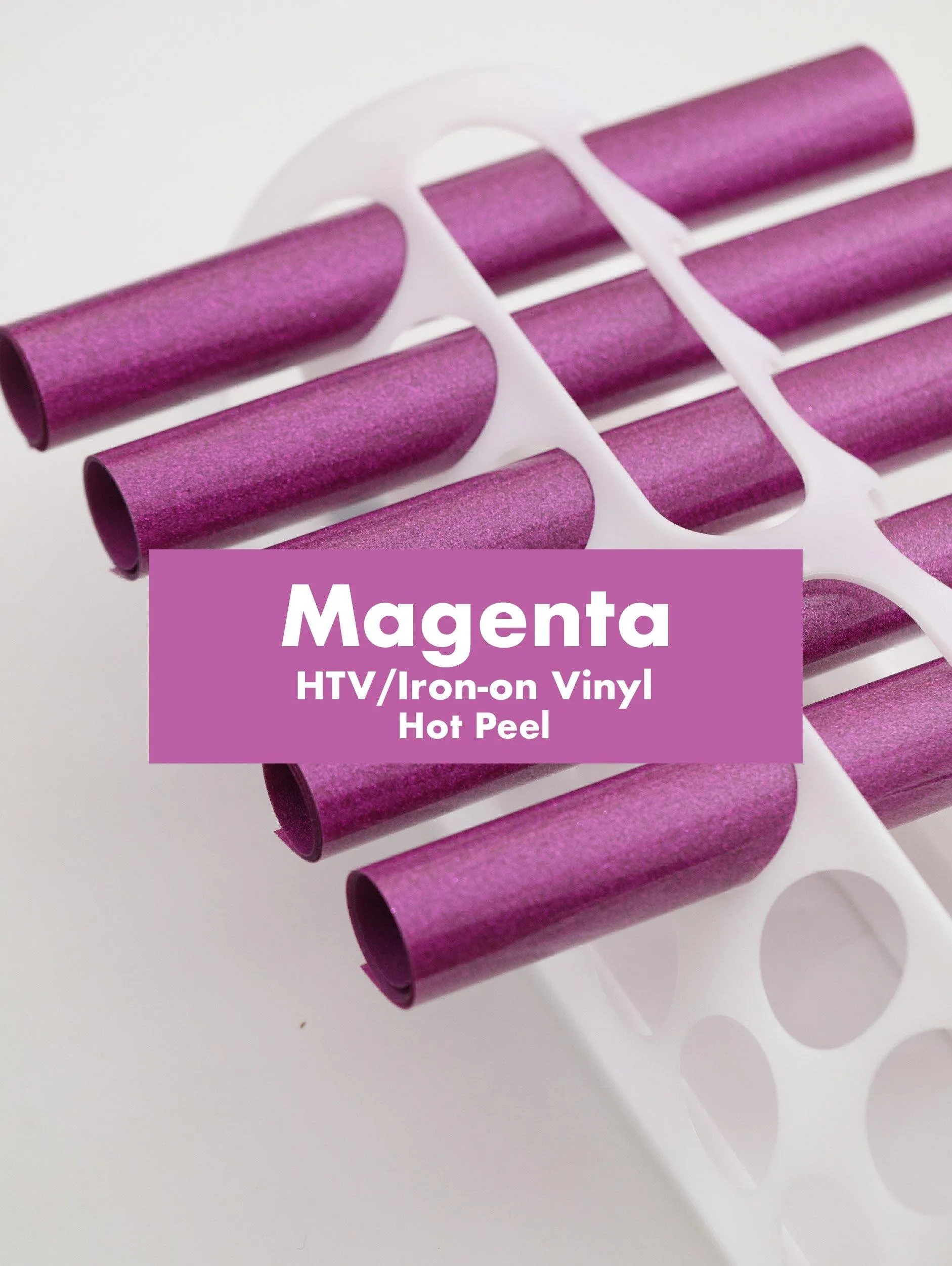 Glitter HTV Heat Transfer Iron-on Vinyl (Hot Peel) 10x12in Sheet