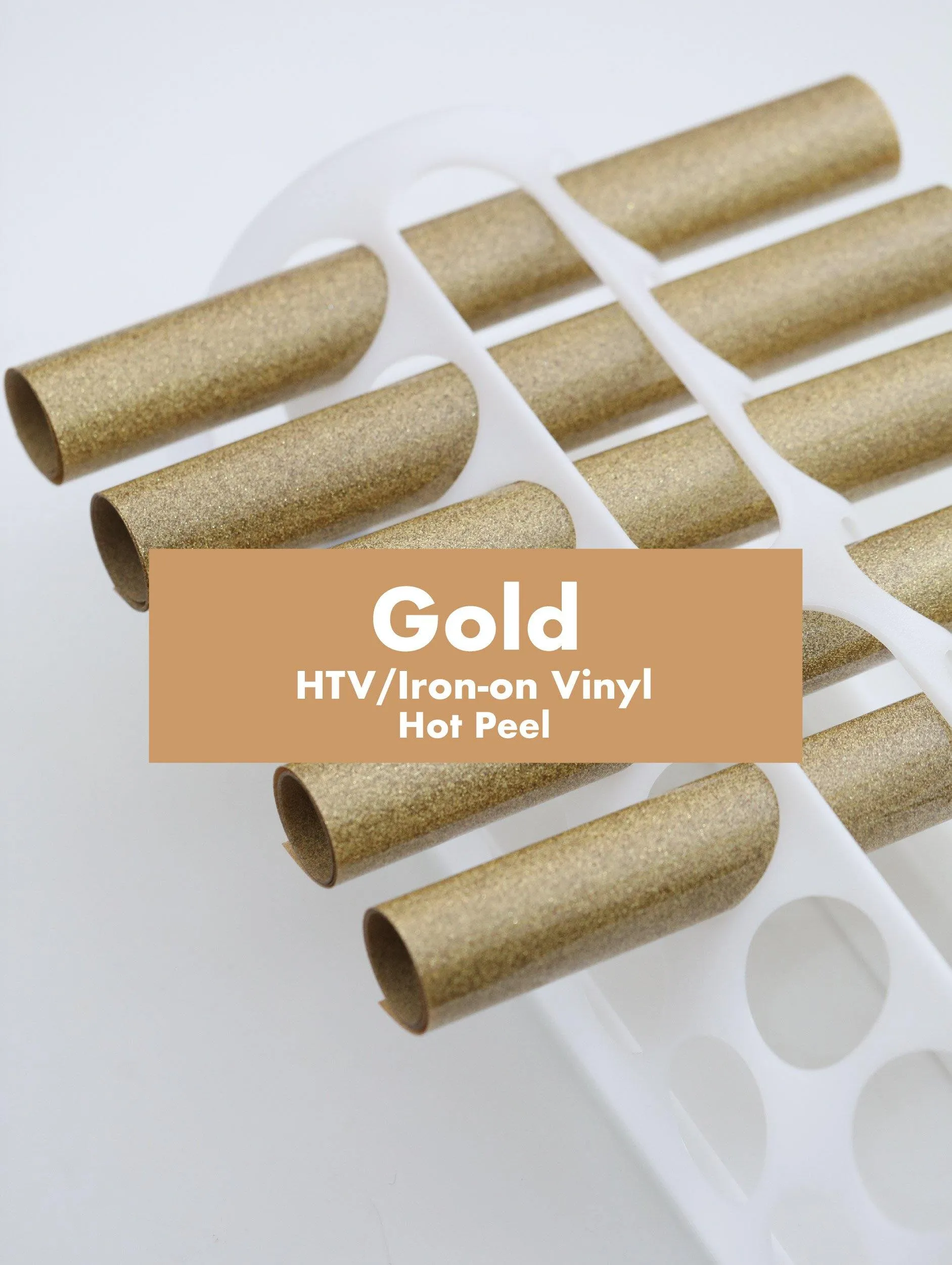 Glitter HTV Heat Transfer Iron-on Vinyl (Hot Peel) 10x12in Sheet