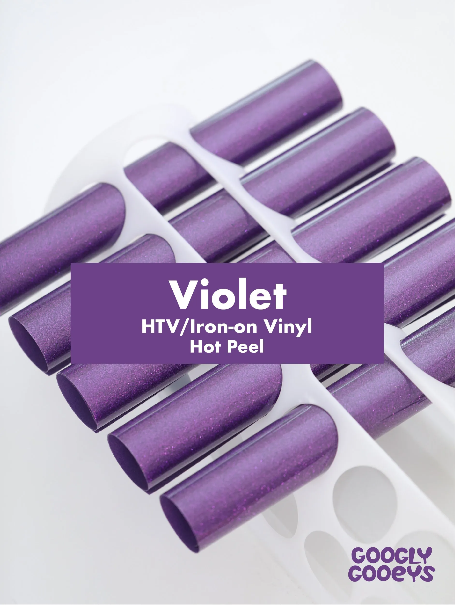 Glitter HTV Heat Transfer Iron-on Vinyl (Hot Peel) 10x12in Sheet