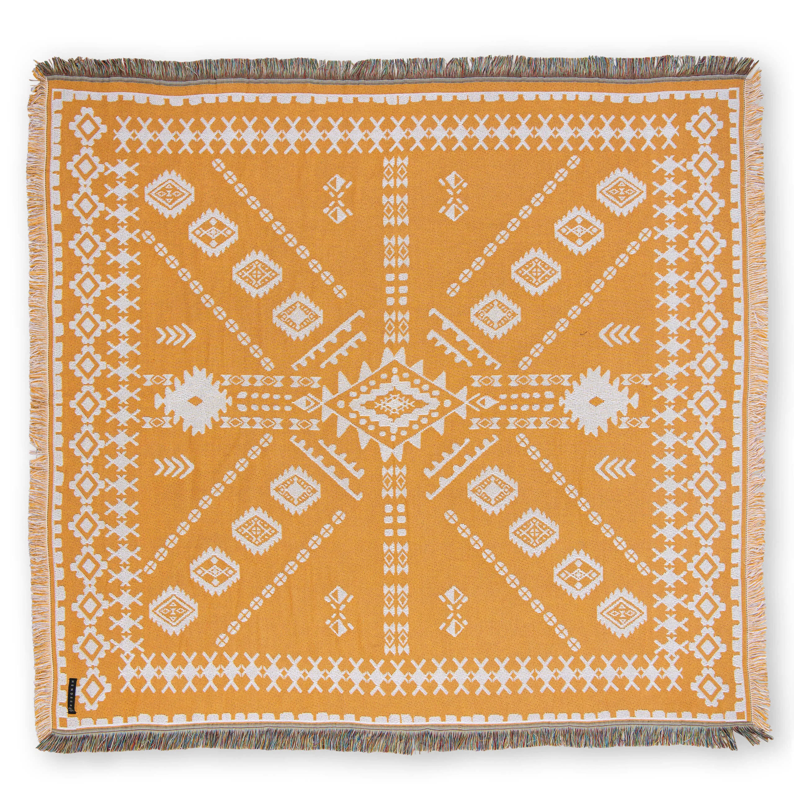 'Good Day Sunshine' Woven Picnic Rug / Throw