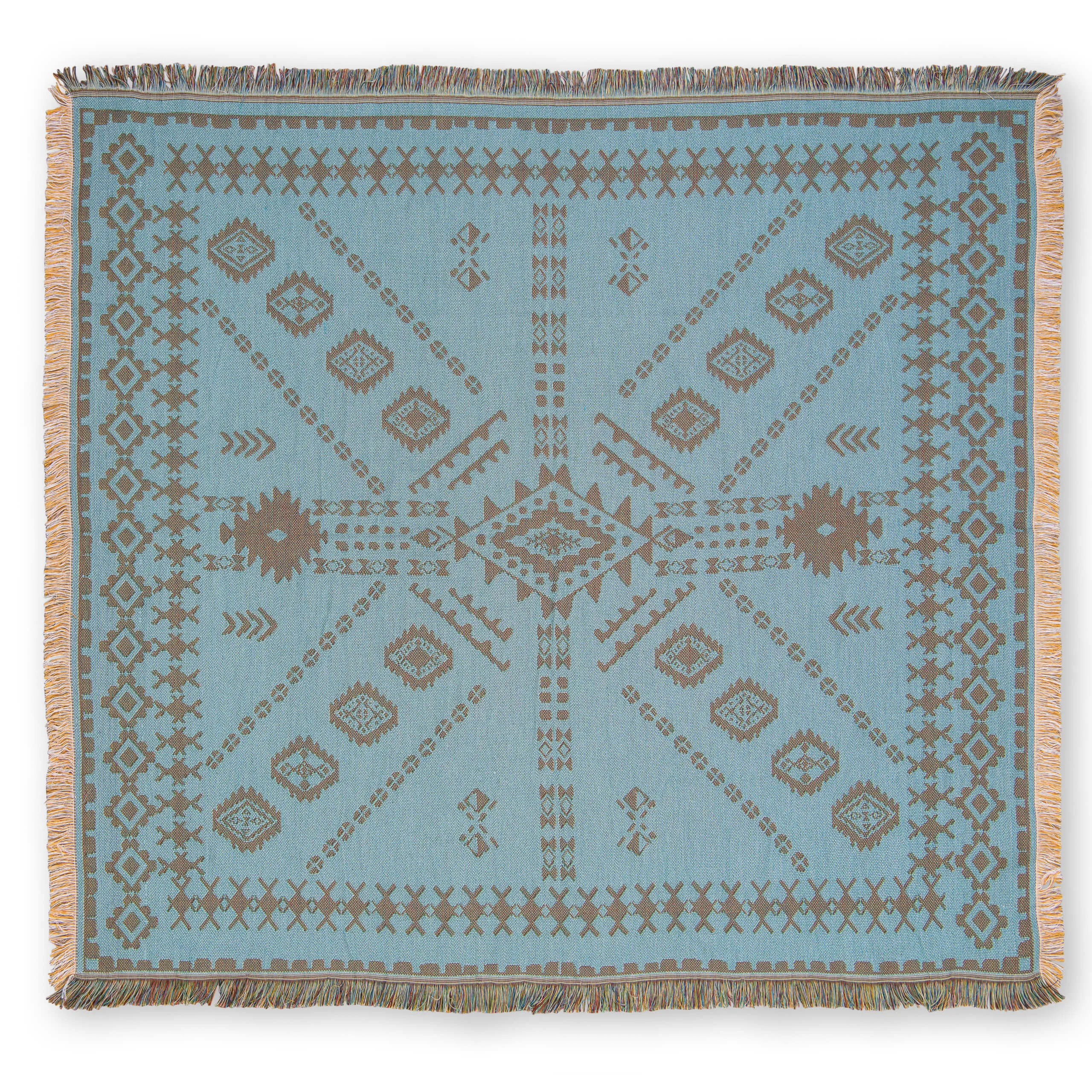 'Good Day Sunshine' Woven Picnic Rug / Throw
