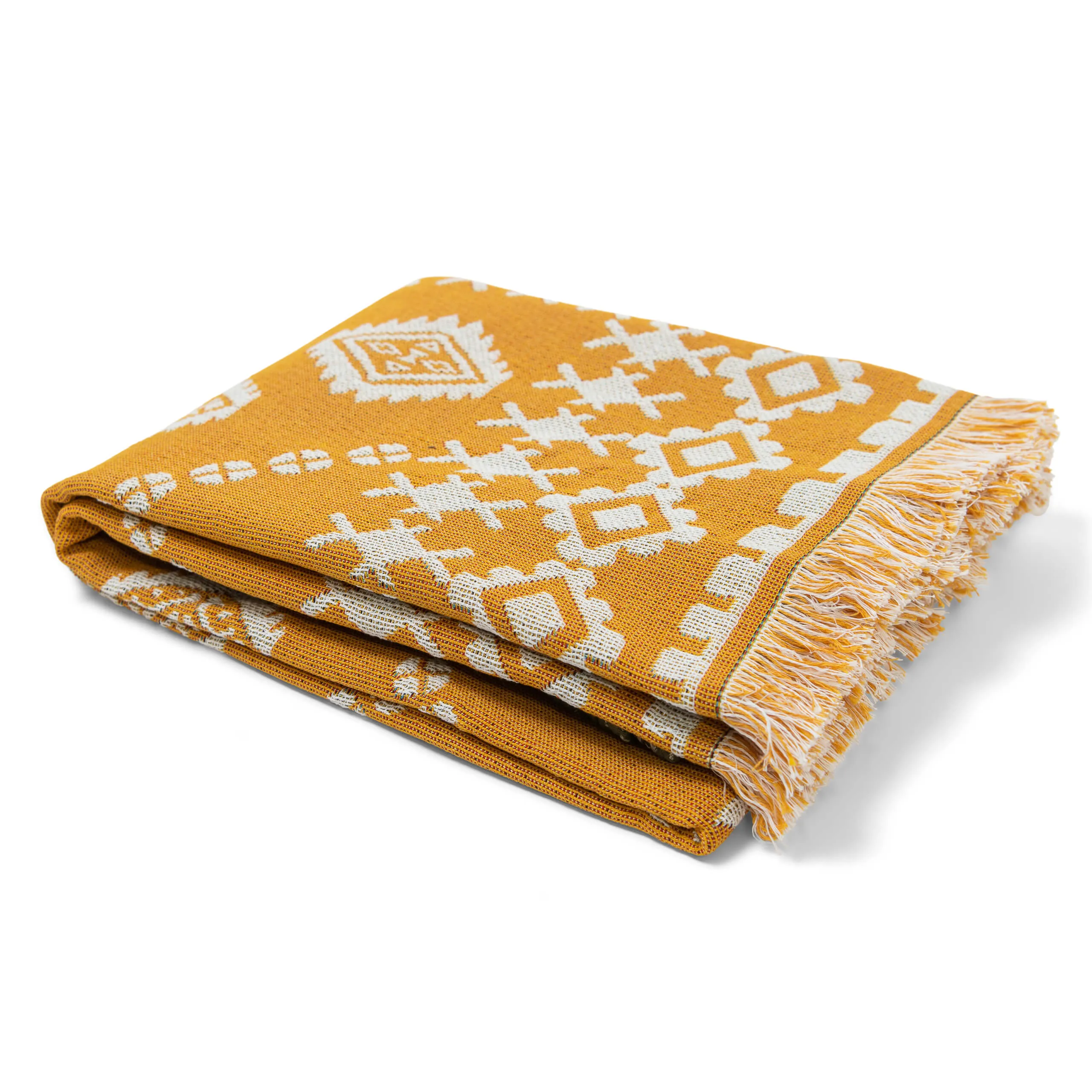 'Good Day Sunshine' Woven Picnic Rug / Throw