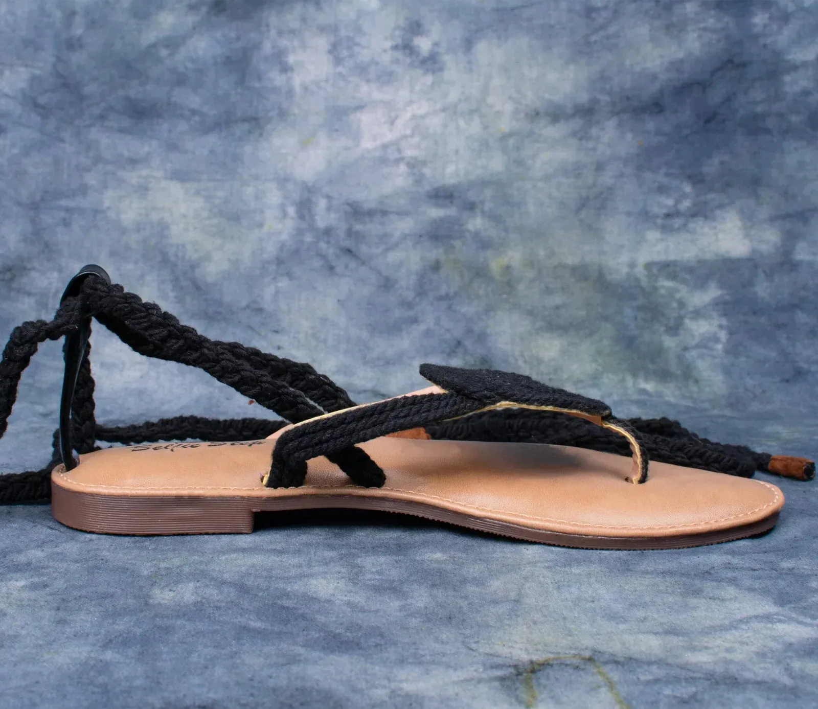 Handcrafted Rope-Style Sandal with Leather Base