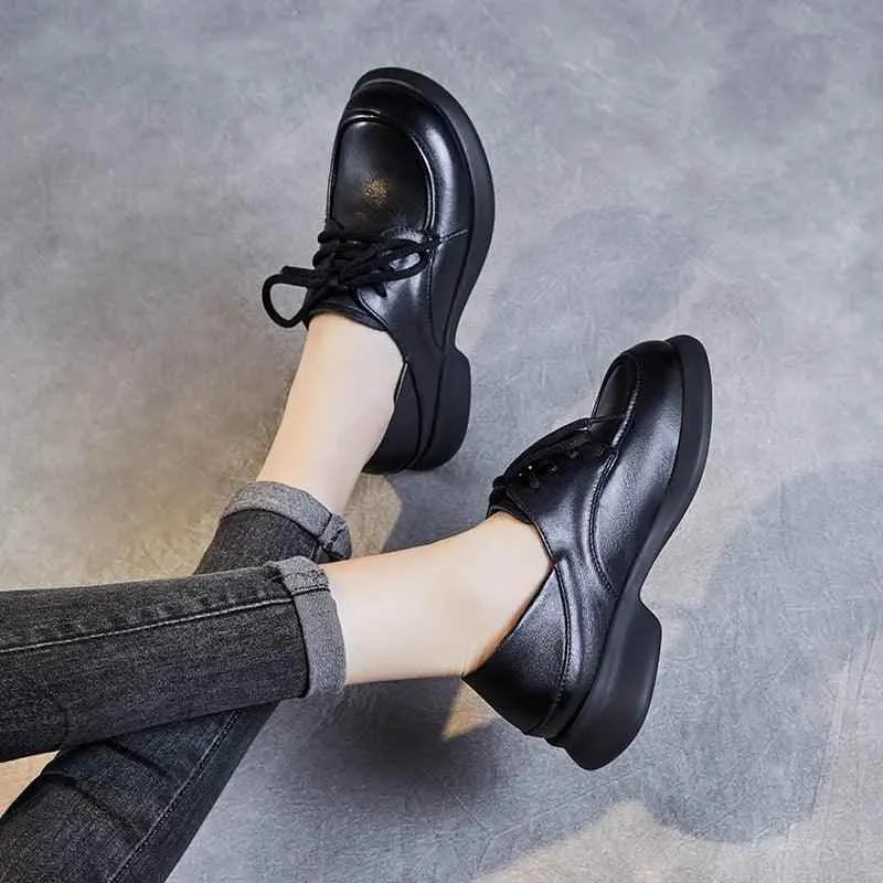 Handmade Leather Pumps: AZ258 Women's Dress Shoes with Casual Heel