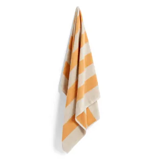 HAY Frotté Stripe Bath Towel – Warm Yellow