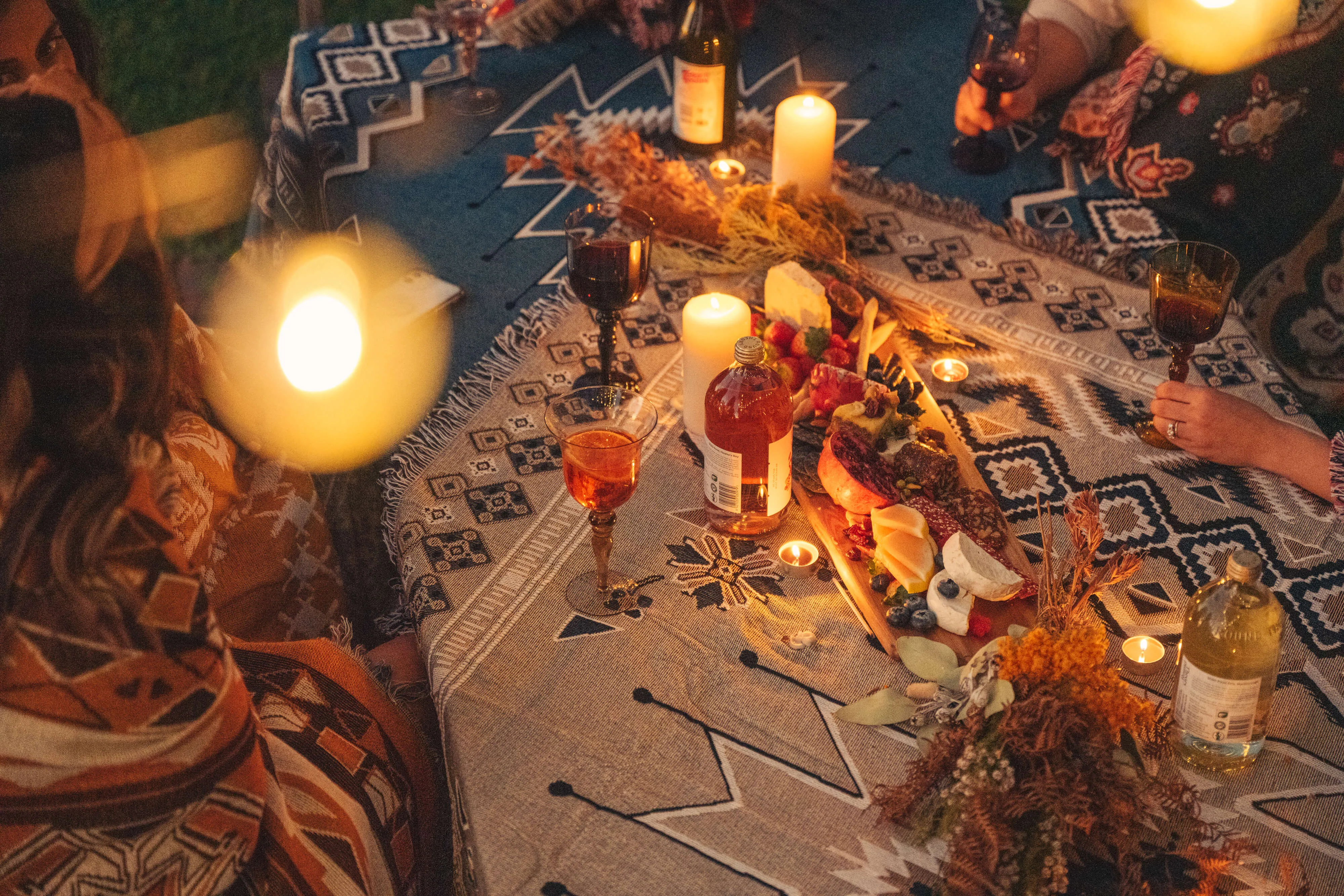'Hey Jude' Woven Picnic Rug / Throw