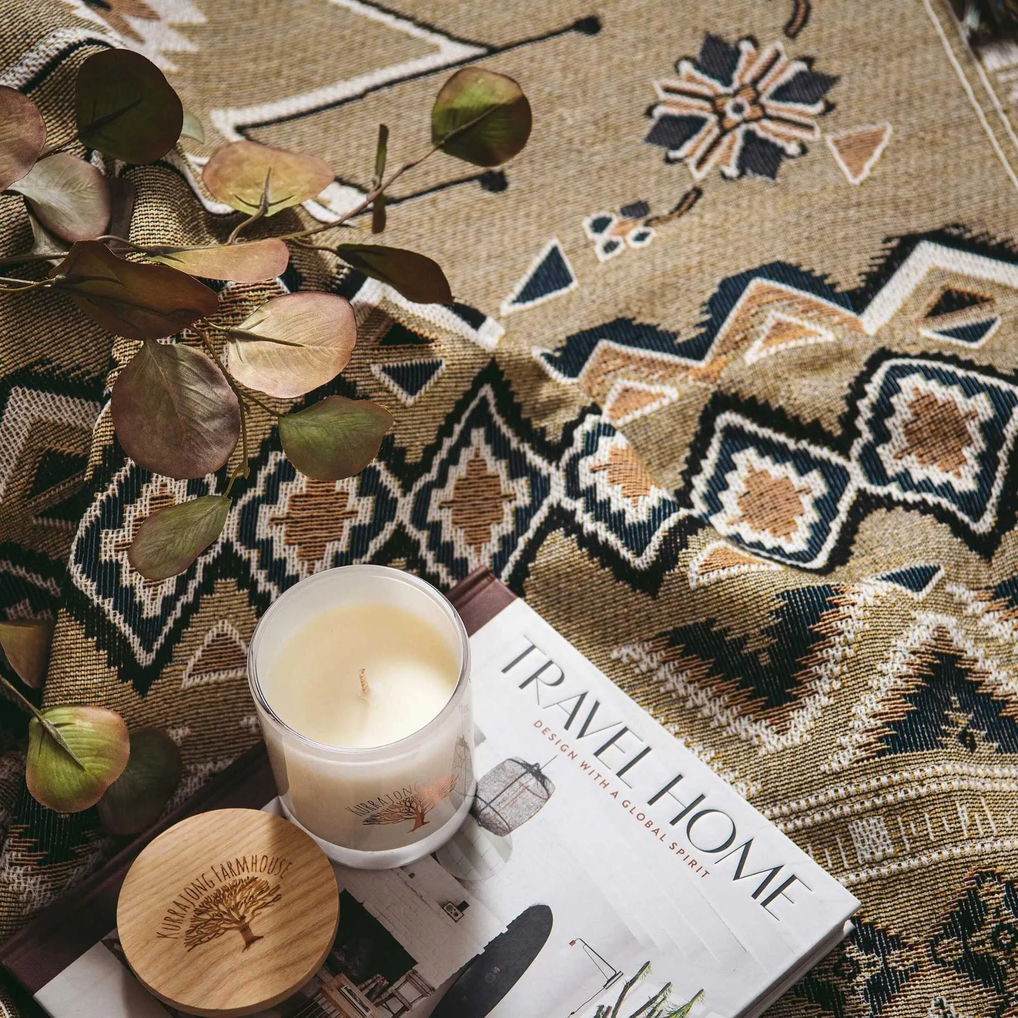 'Hey Jude' Woven Picnic Rug / Throw