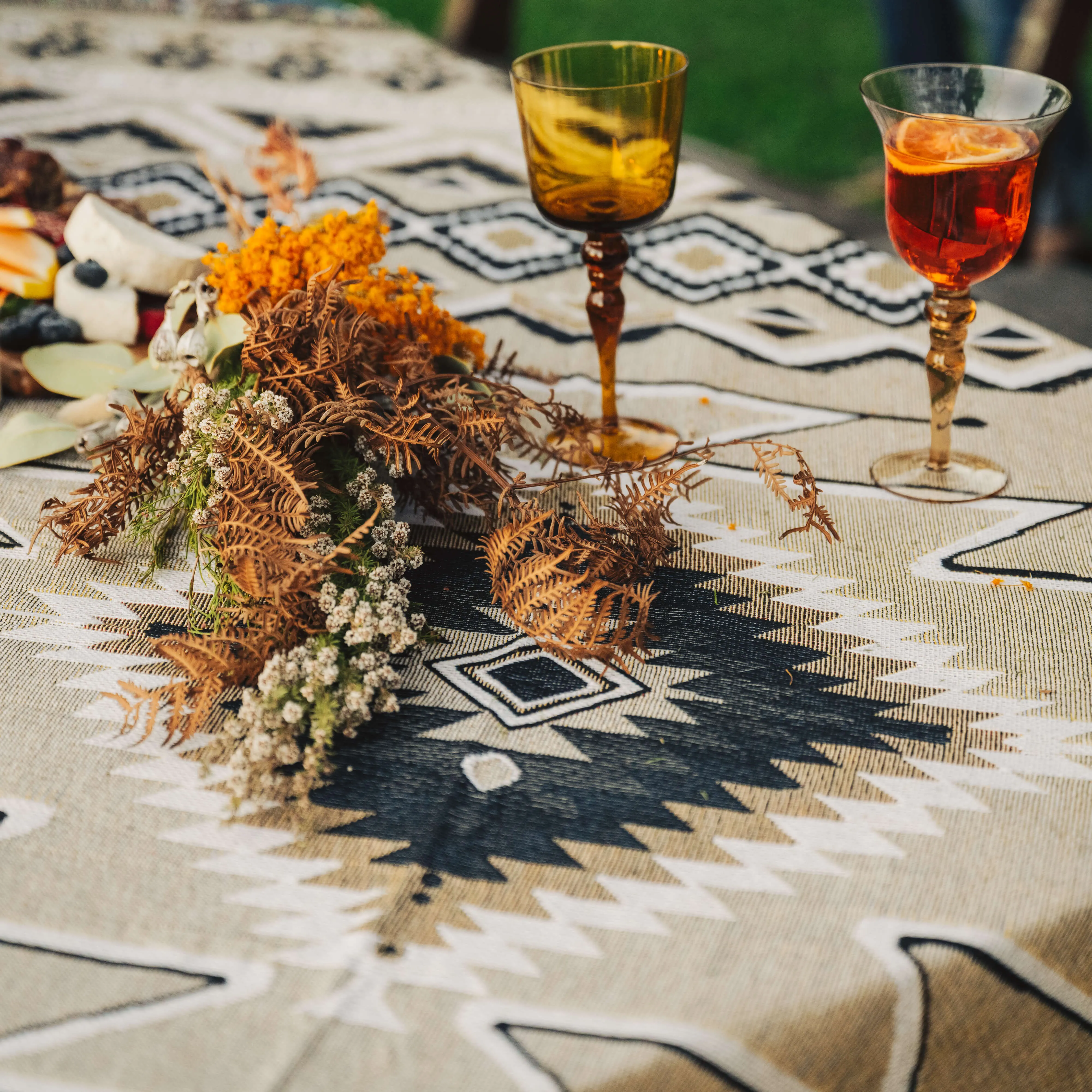 'Hey Jude' Woven Picnic Rug / Throw