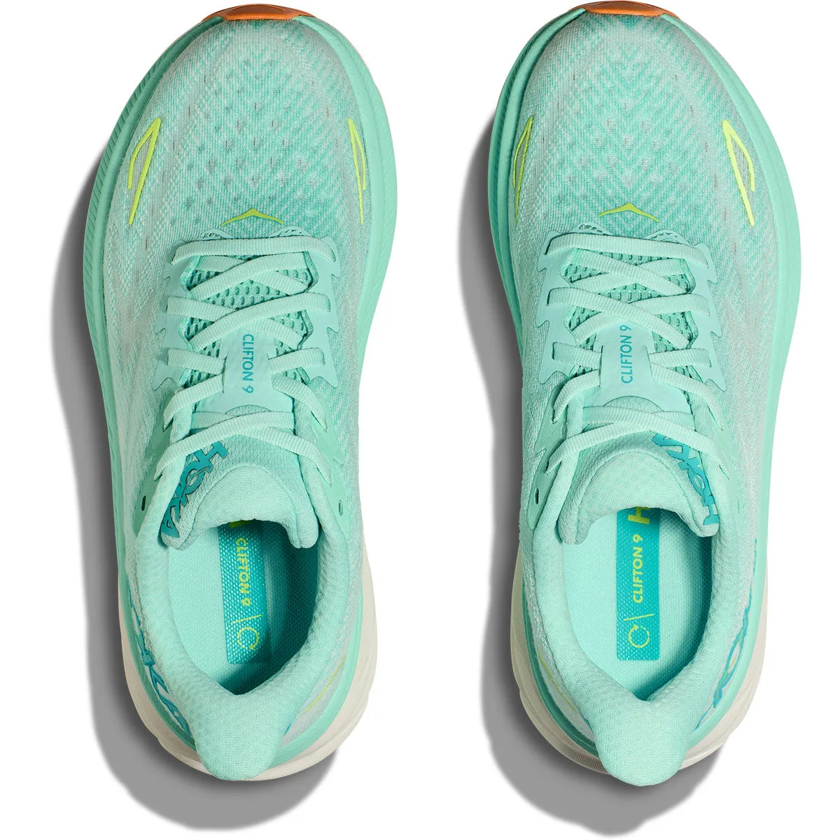 Hoka Clifton 9 Running Shoes - Womens - Seafoam Aqua Breeze