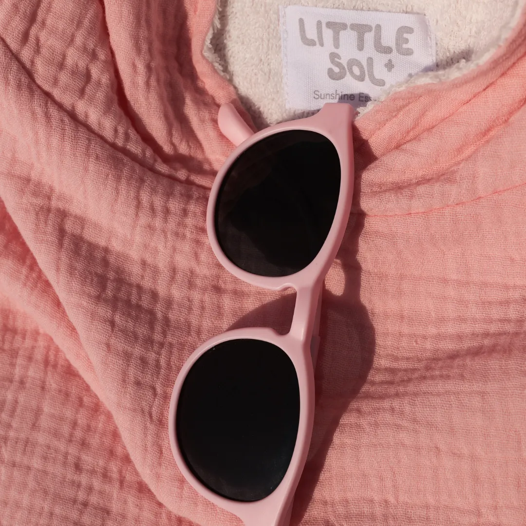 Hooded Beach Towel - Coral Pink (2 - 6 Years)
