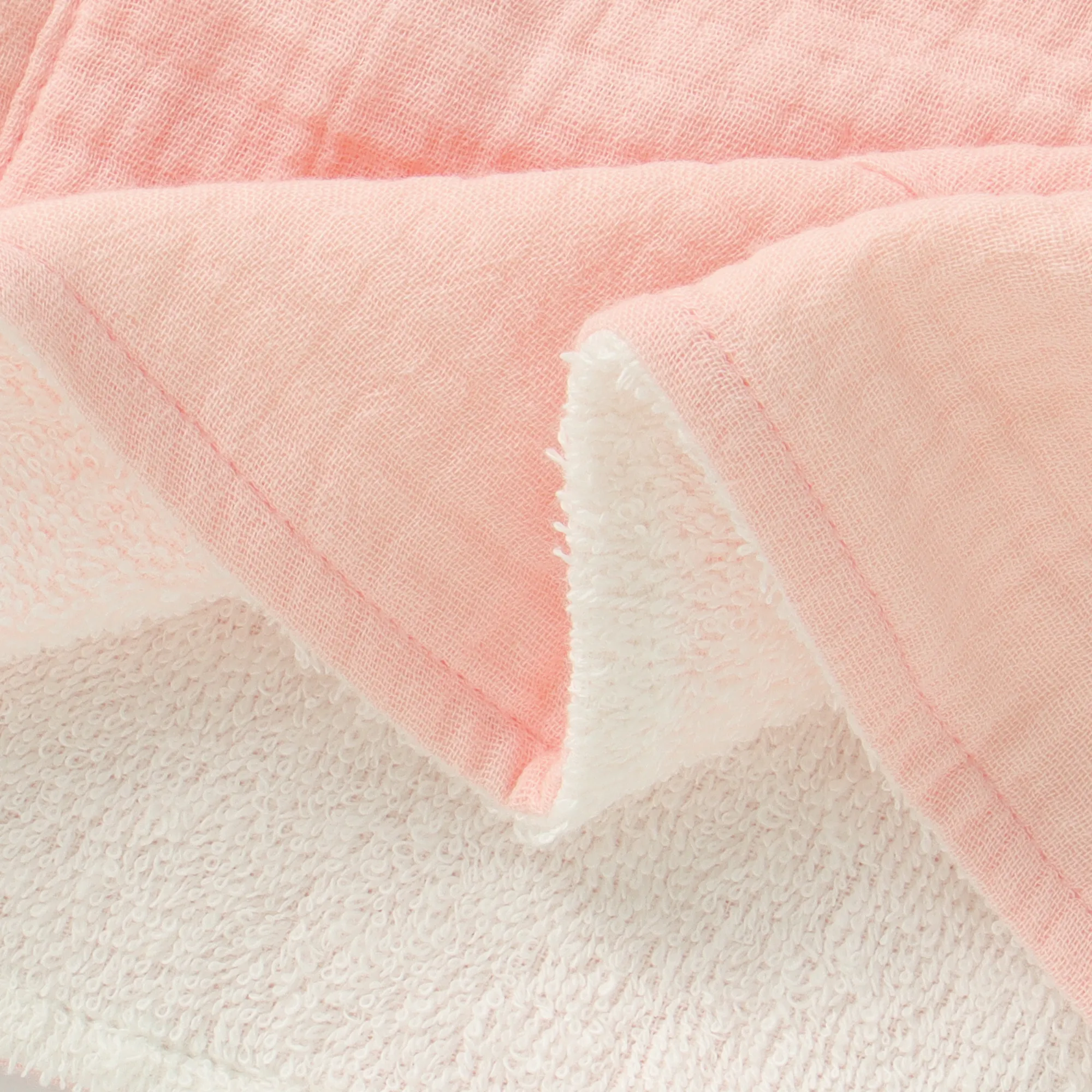 Hooded Beach Towel - Soft Pink (0 - 2 Years)
