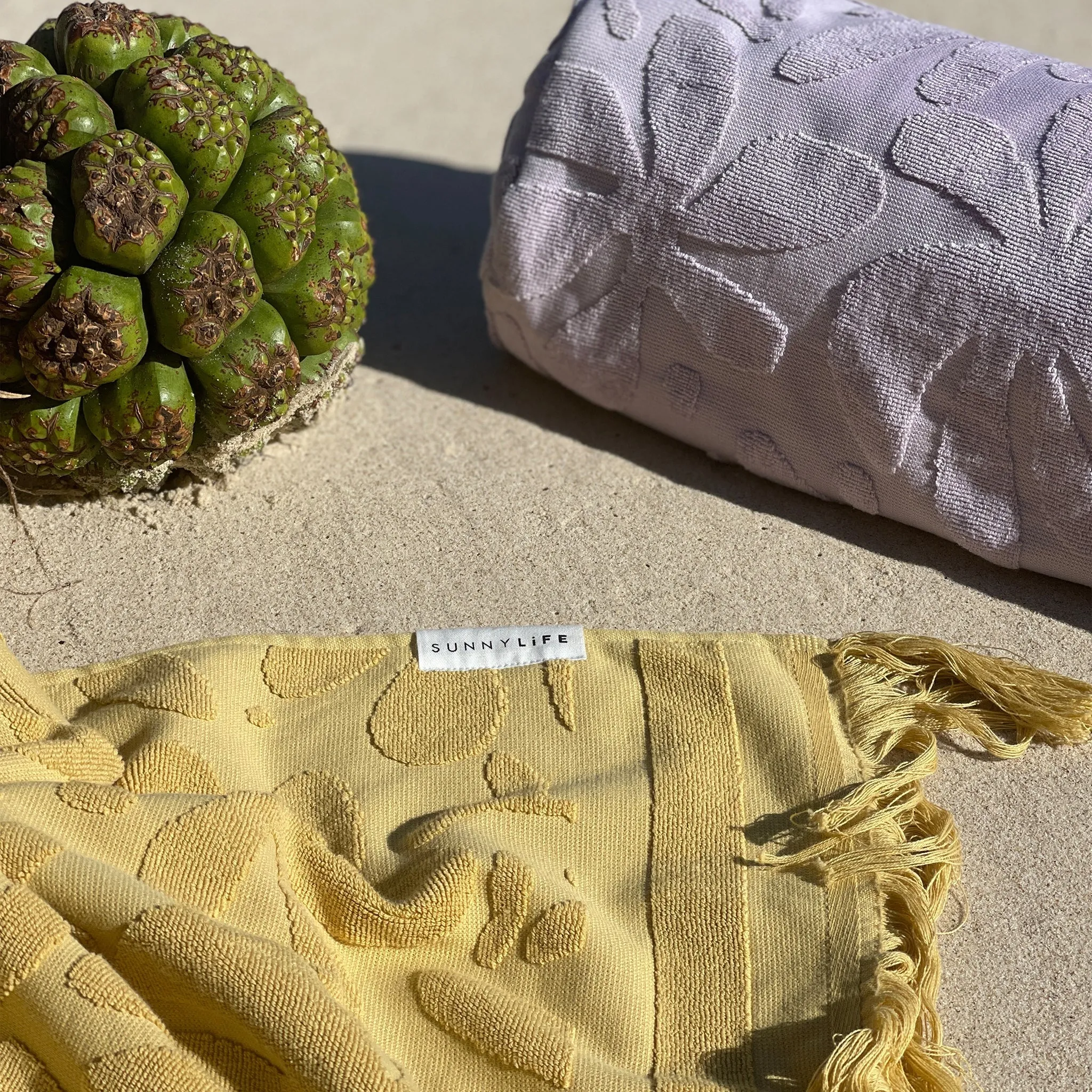 Inflatable Beach Pillow | Rio Sun Pastel Lilac