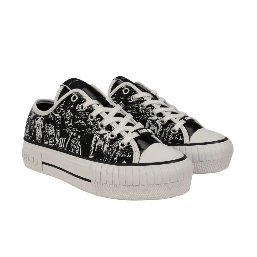 KARL LAGERFELD - Graphic Low Sneakers