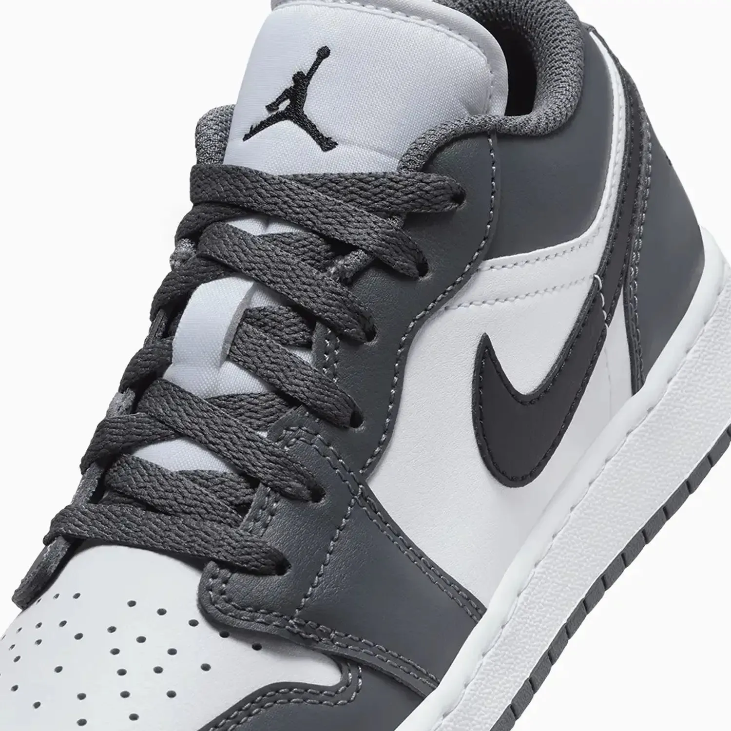 Kid's Air Jordan 1 Low "Iron Grey" Grade School